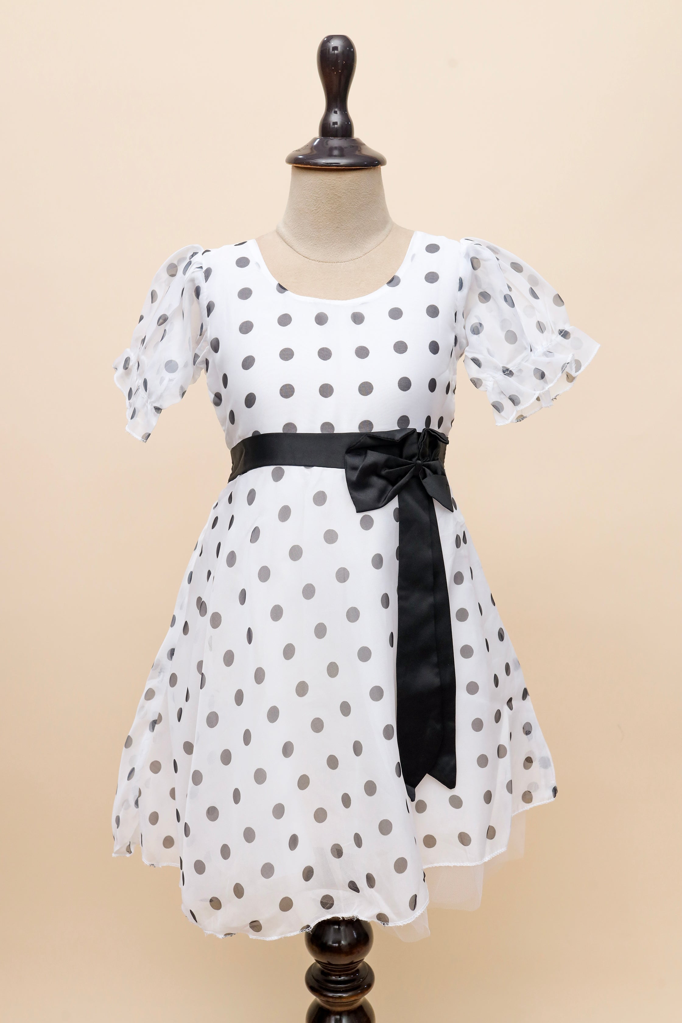 Classic Polka Bow Frock