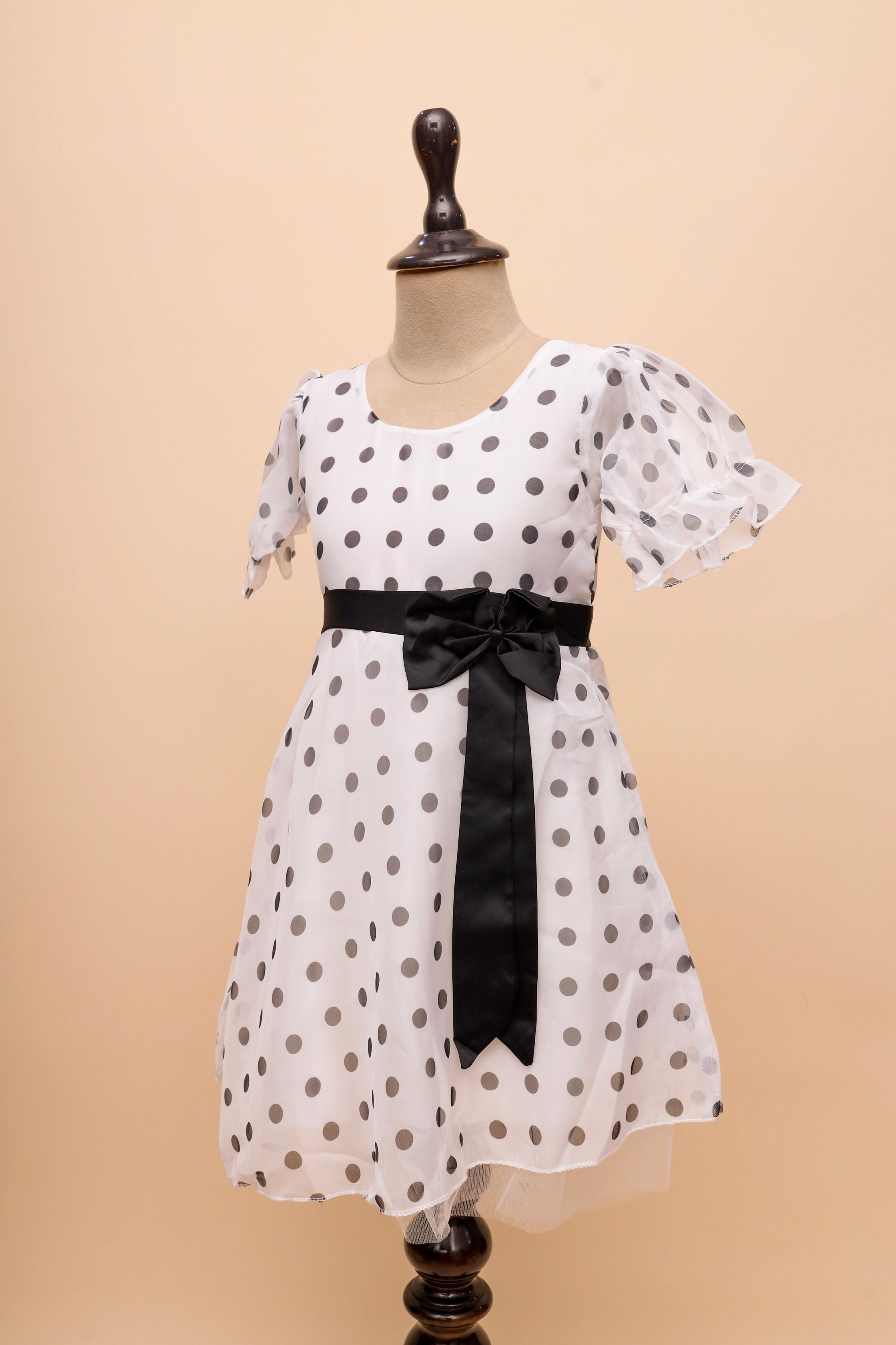 Classic Polka Bow Frock