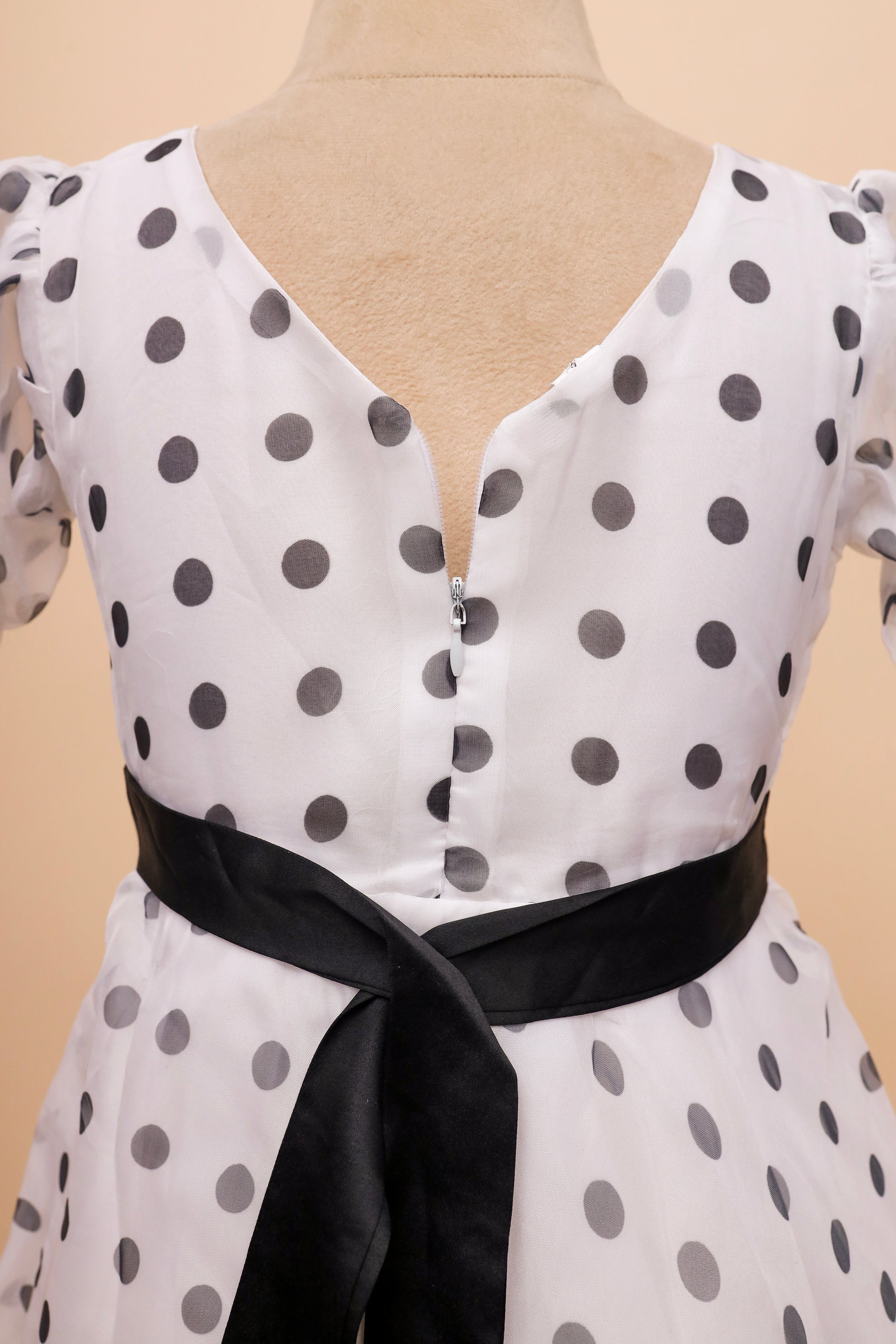 Classic Polka Bow Frock
