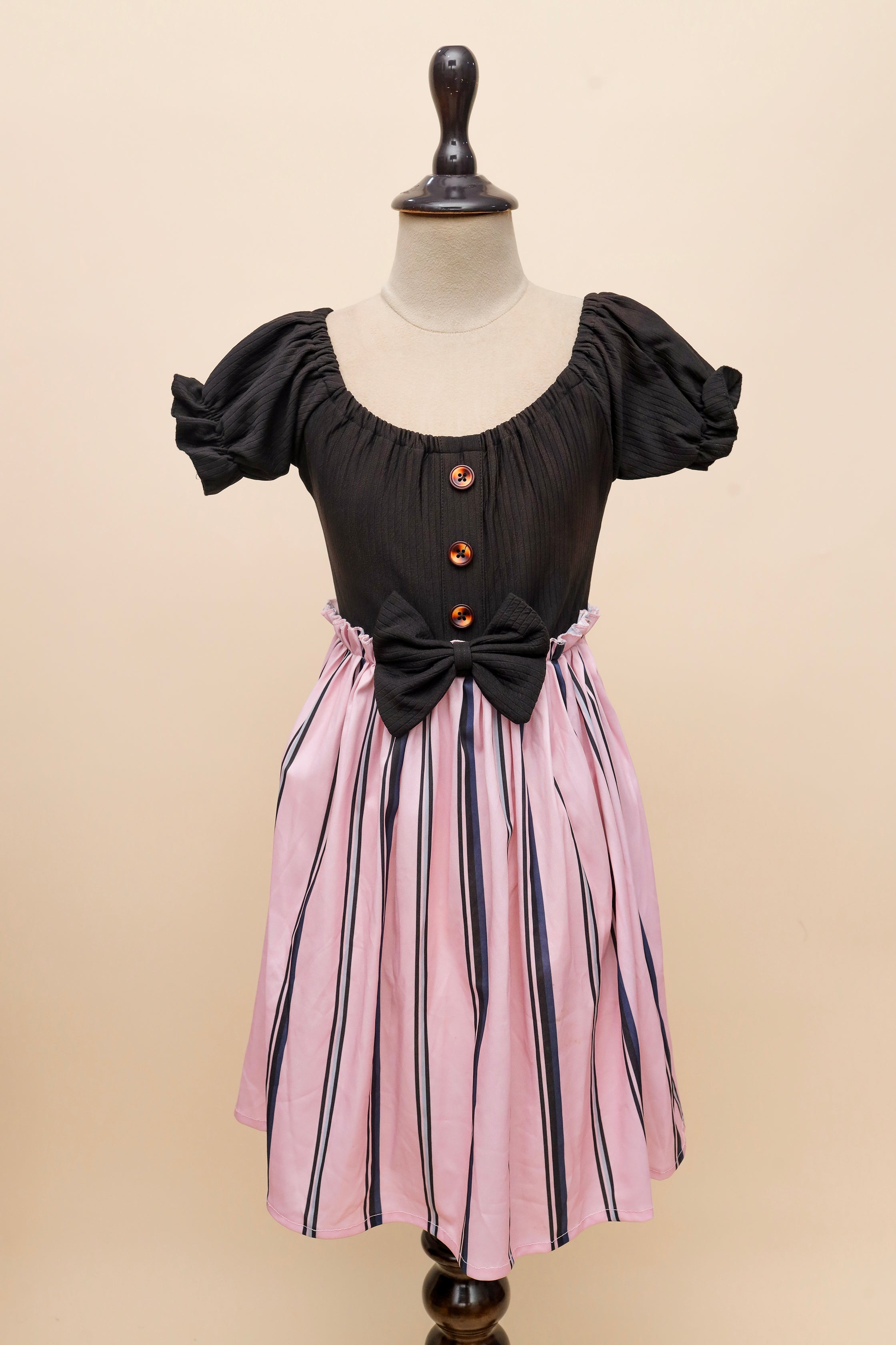 Candy Stripe Bow Frock