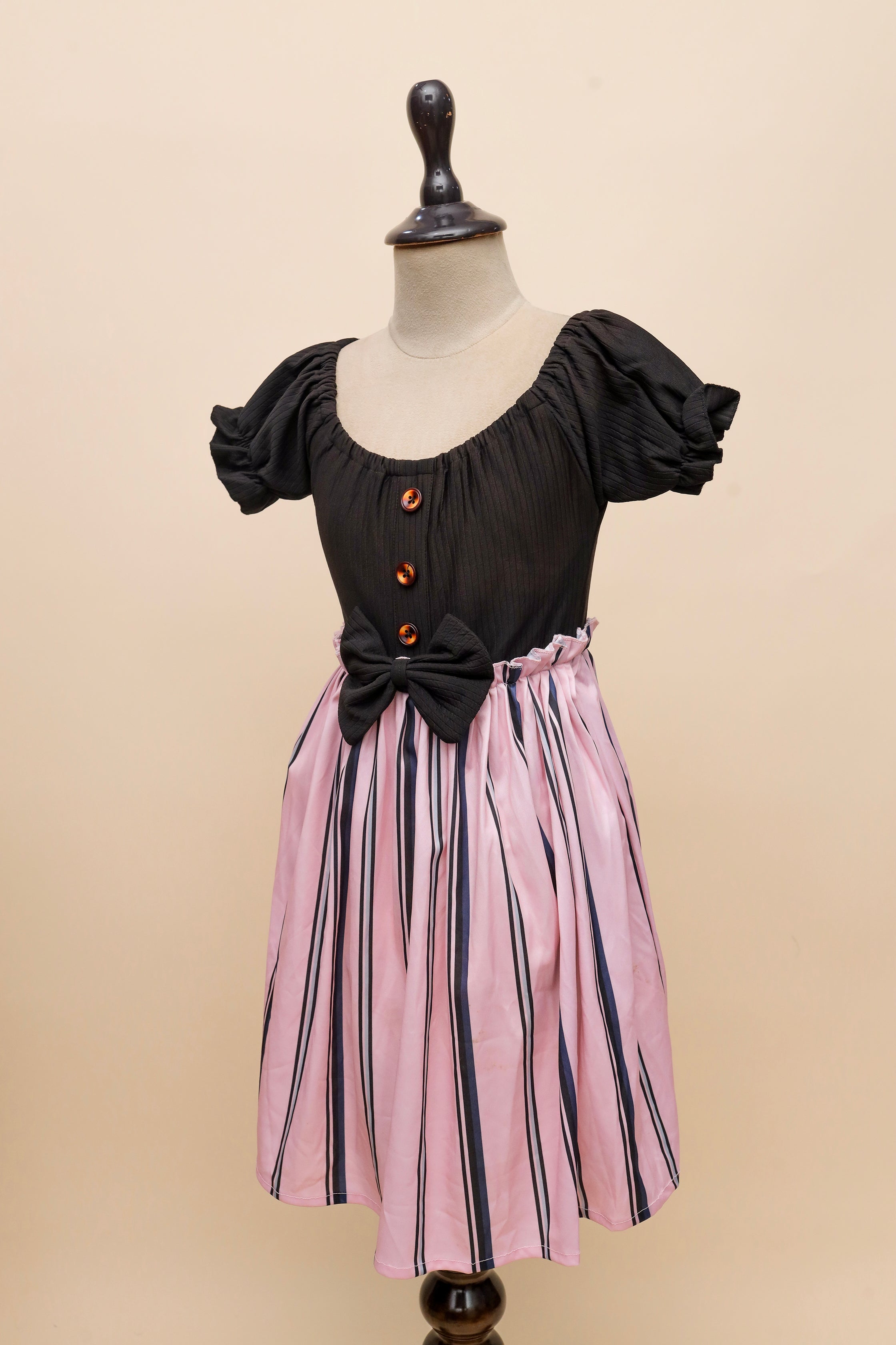Candy Stripe Bow Frock