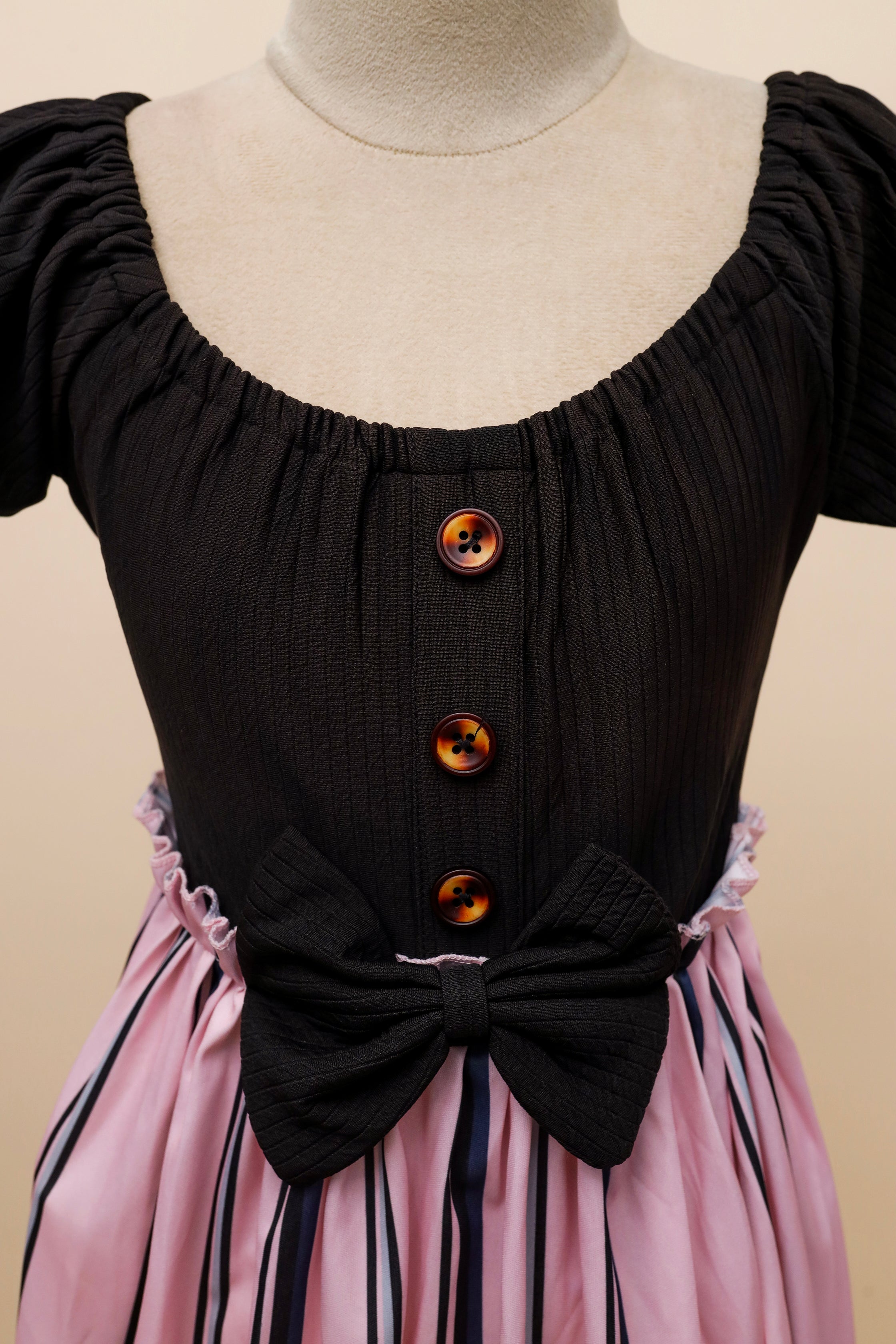 Candy Stripe Bow Frock