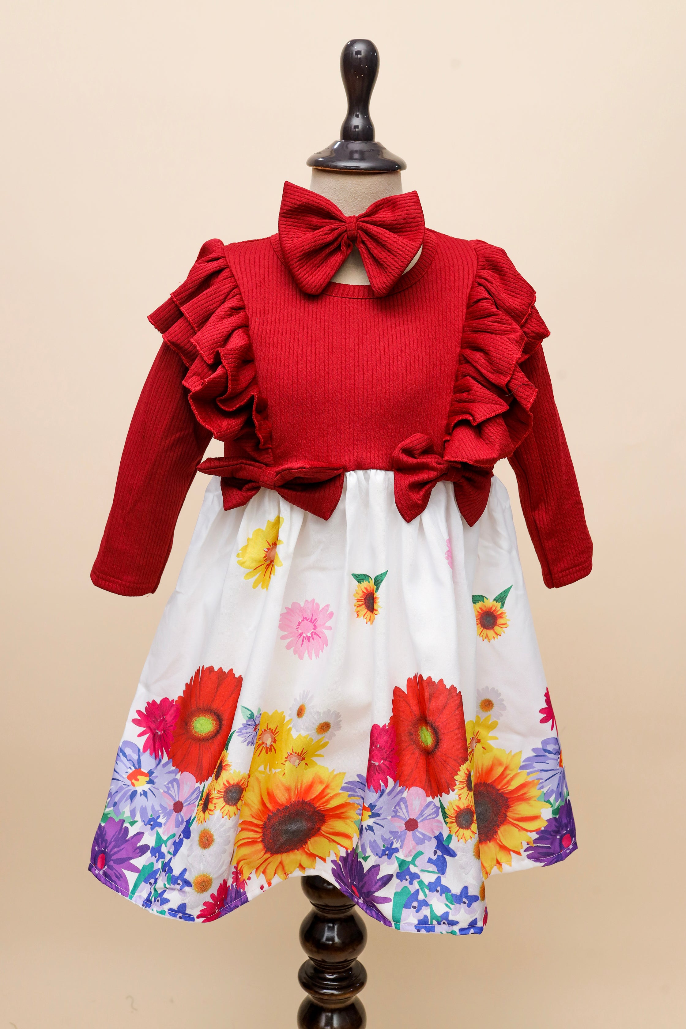 Sunshine Bloom Ruffle Frock