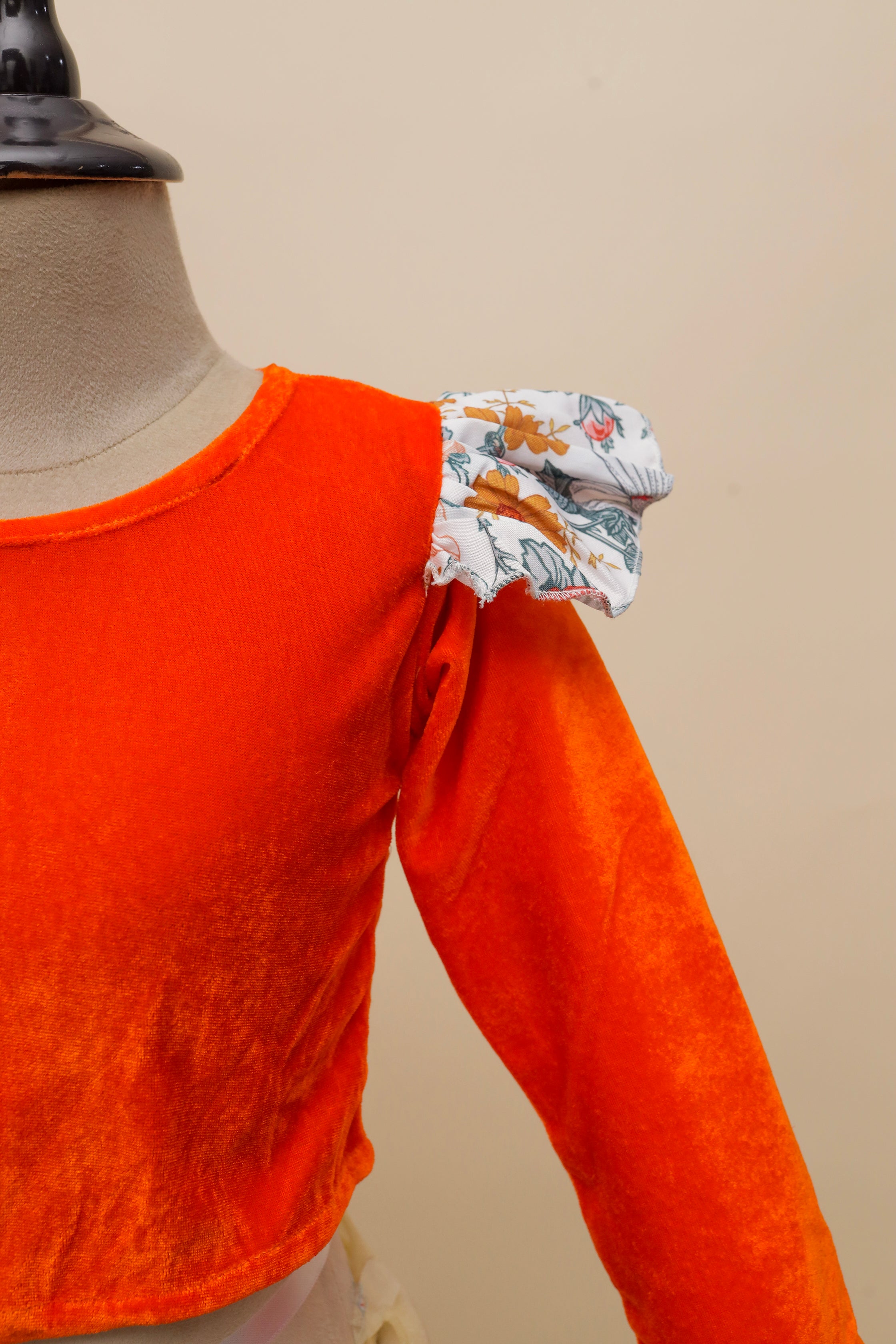 Orange Blossom Dungaree Dress