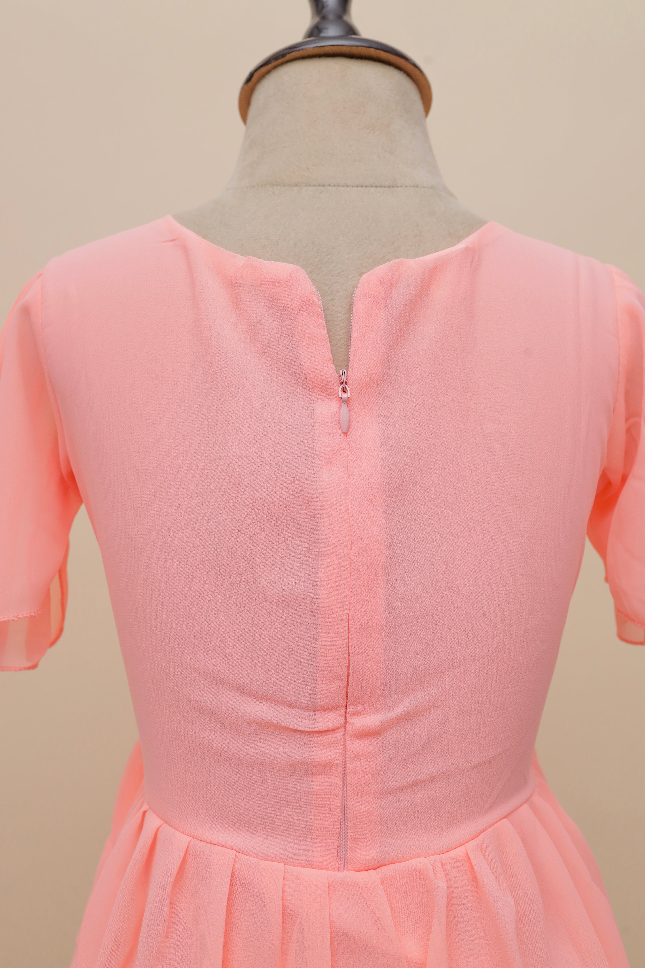 Peach Dream Princess Frock