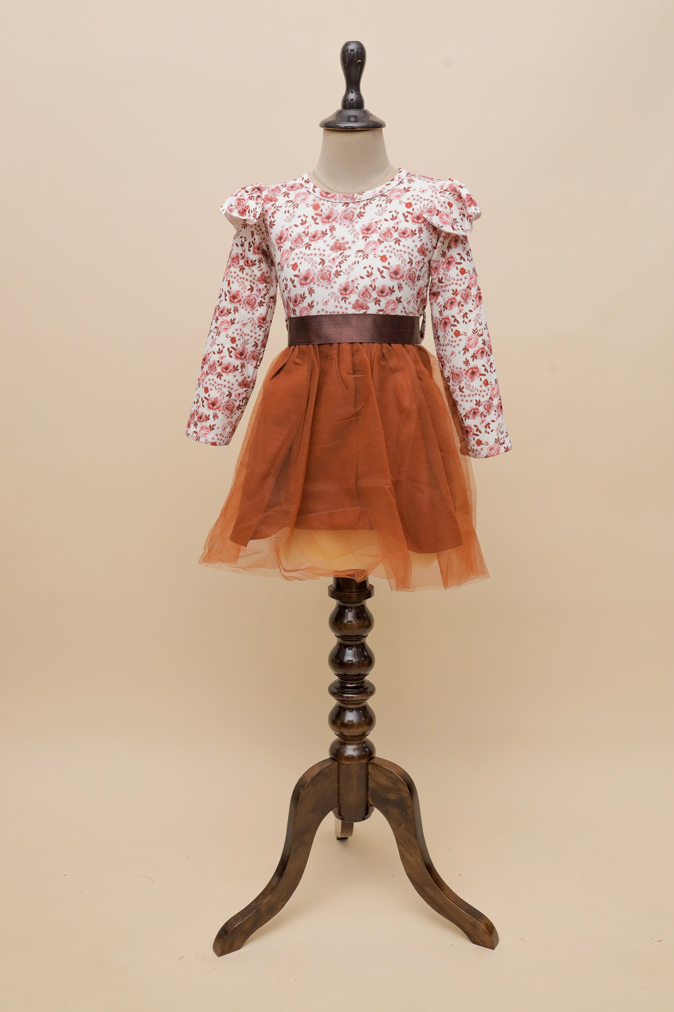 Autumn Rose Tulle Frock
