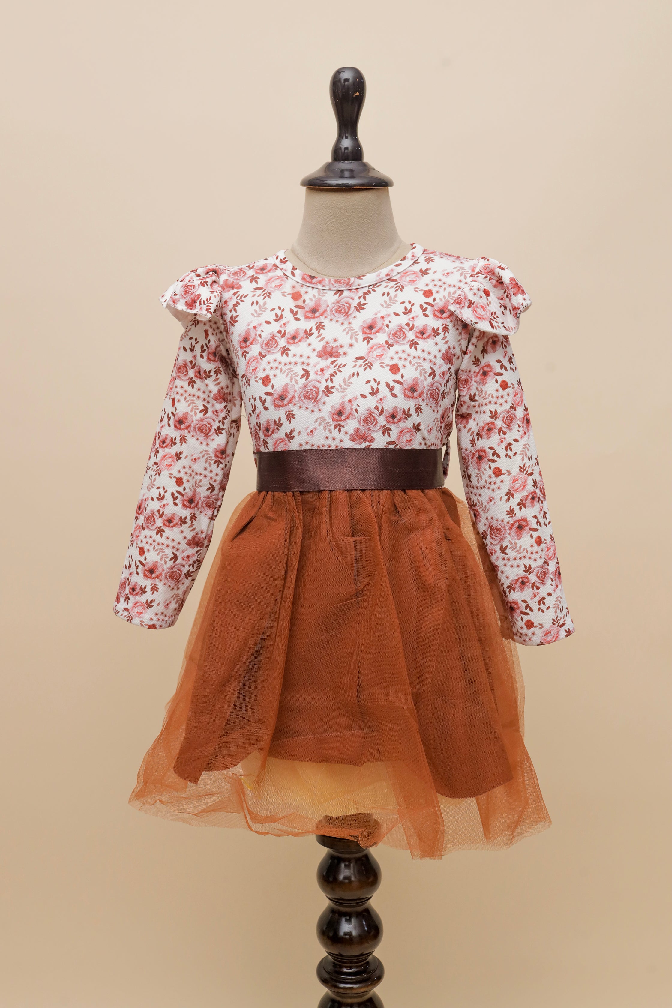 Autumn Rose Tulle Frock