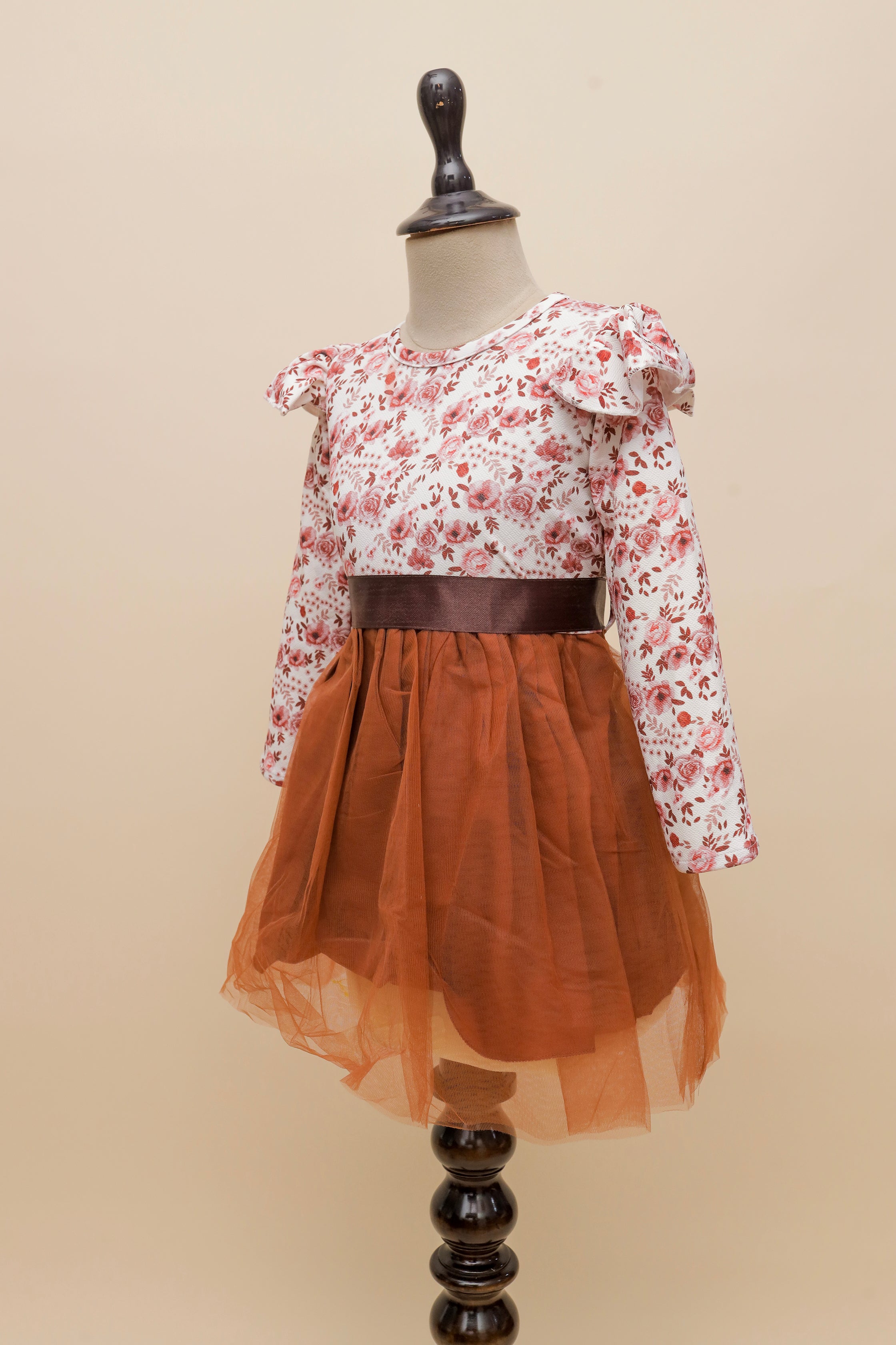 Autumn Rose Tulle Frock