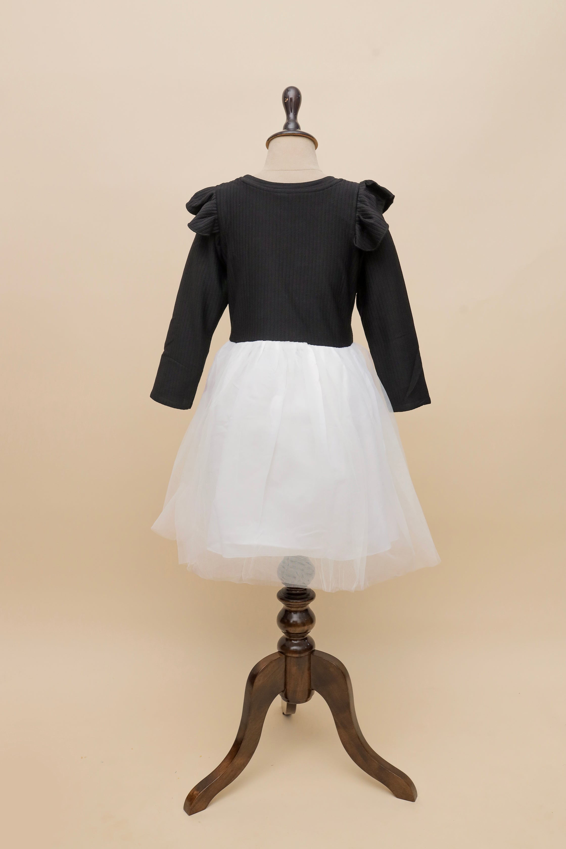 Plum Ruffle Bow Frock