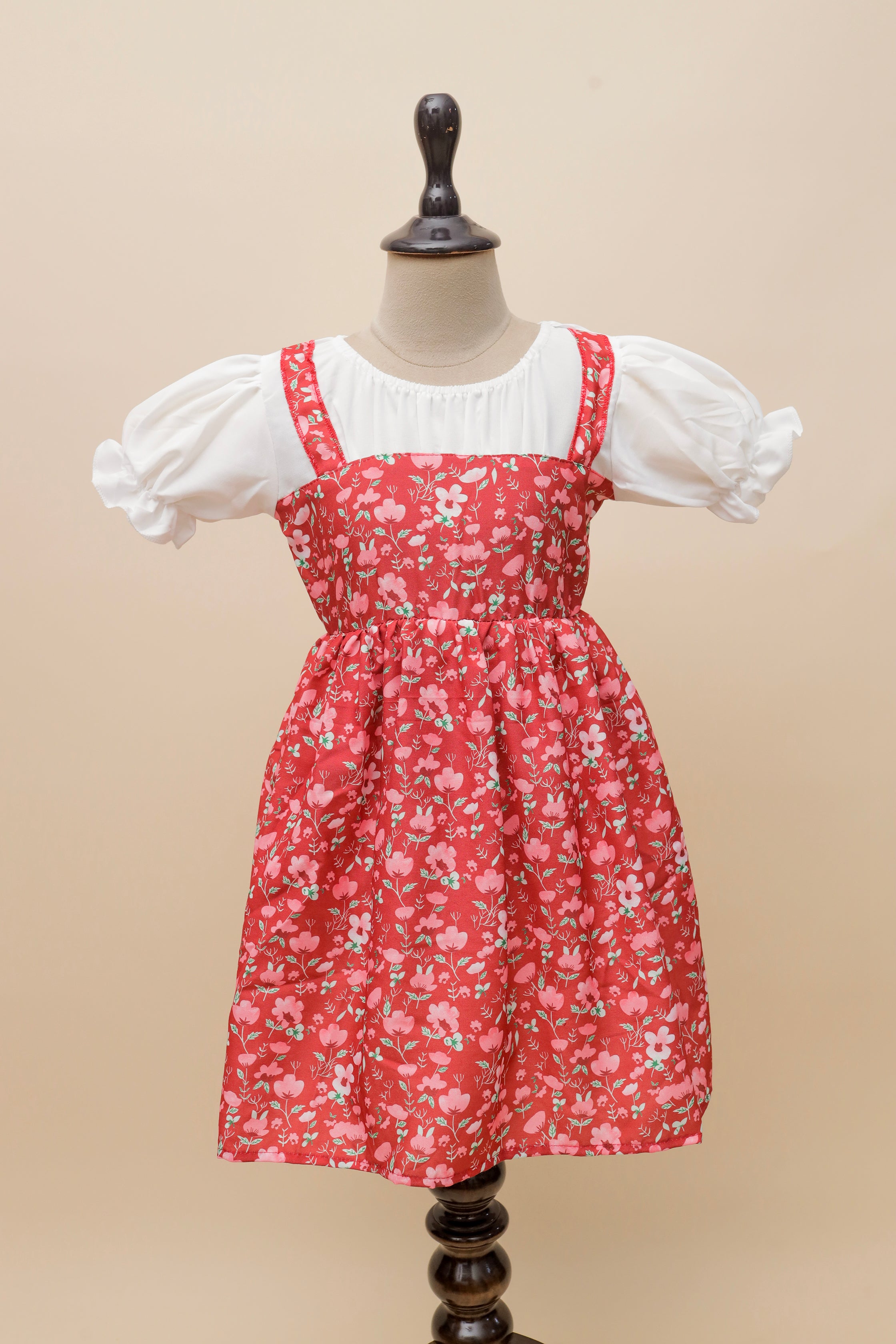 Strawberry Fields Dungaree Dress