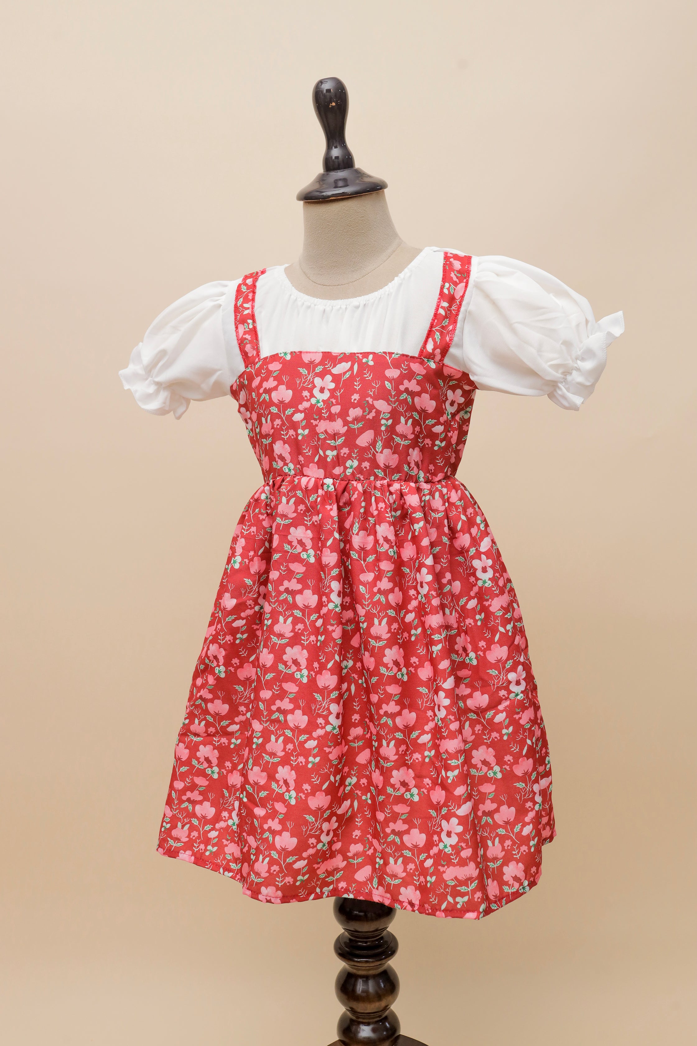 Strawberry Fields Dungaree Dress