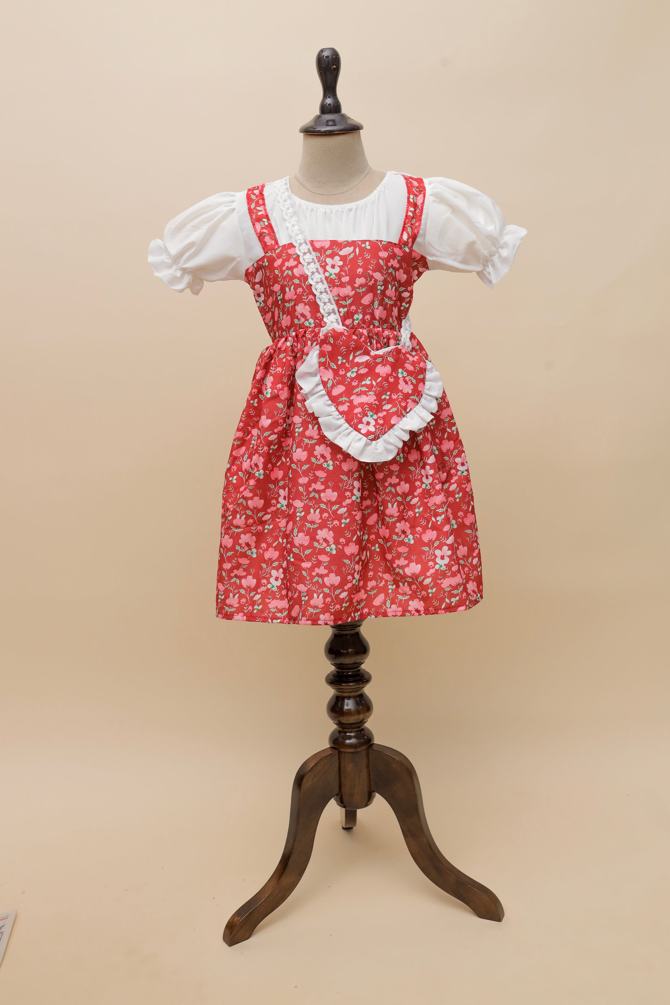 Strawberry Fields Dungaree Dress