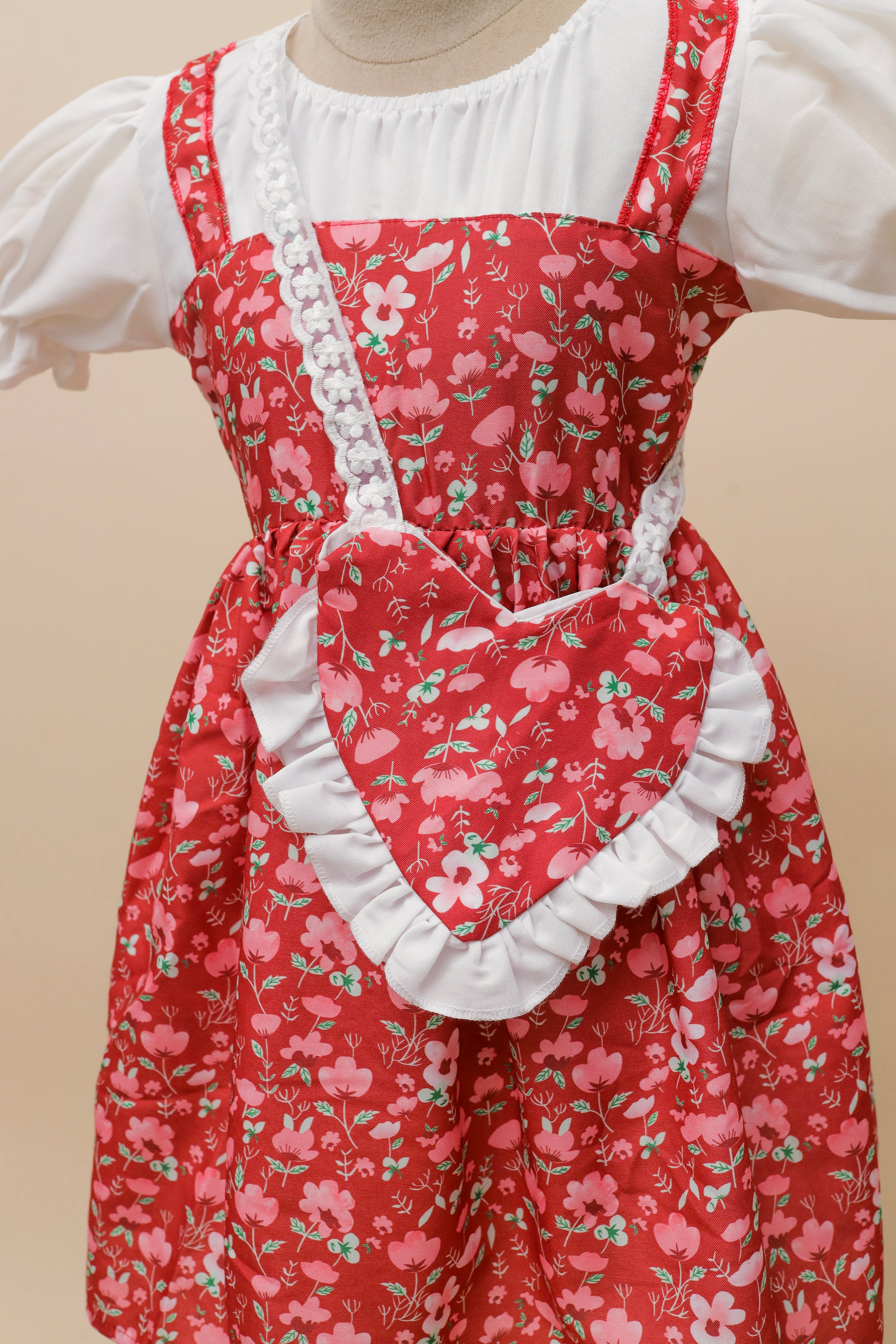 Strawberry Fields Dungaree Dress