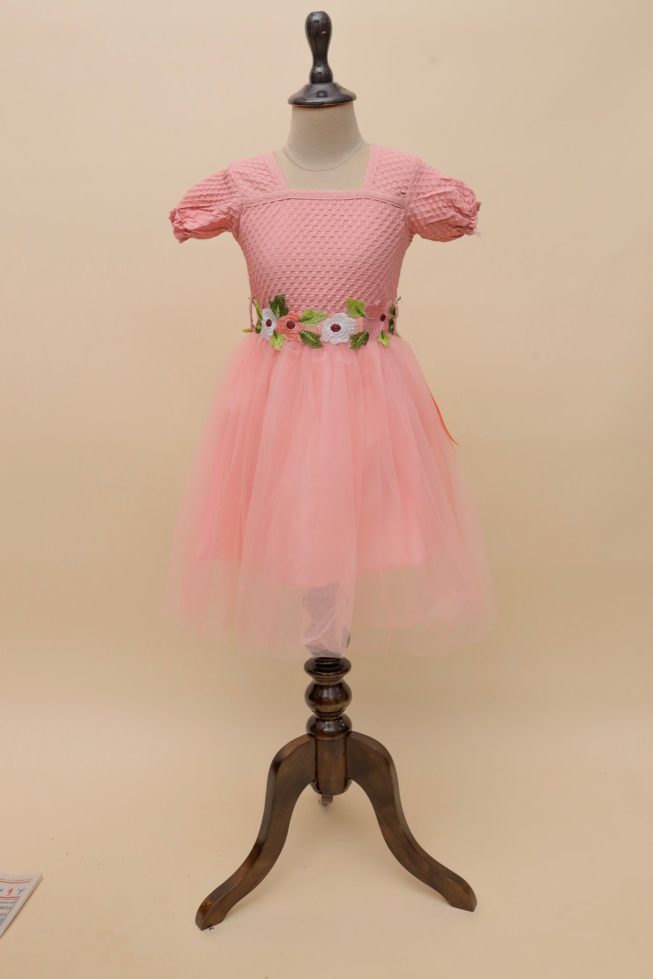 Lilac Garden Embroidered Frock