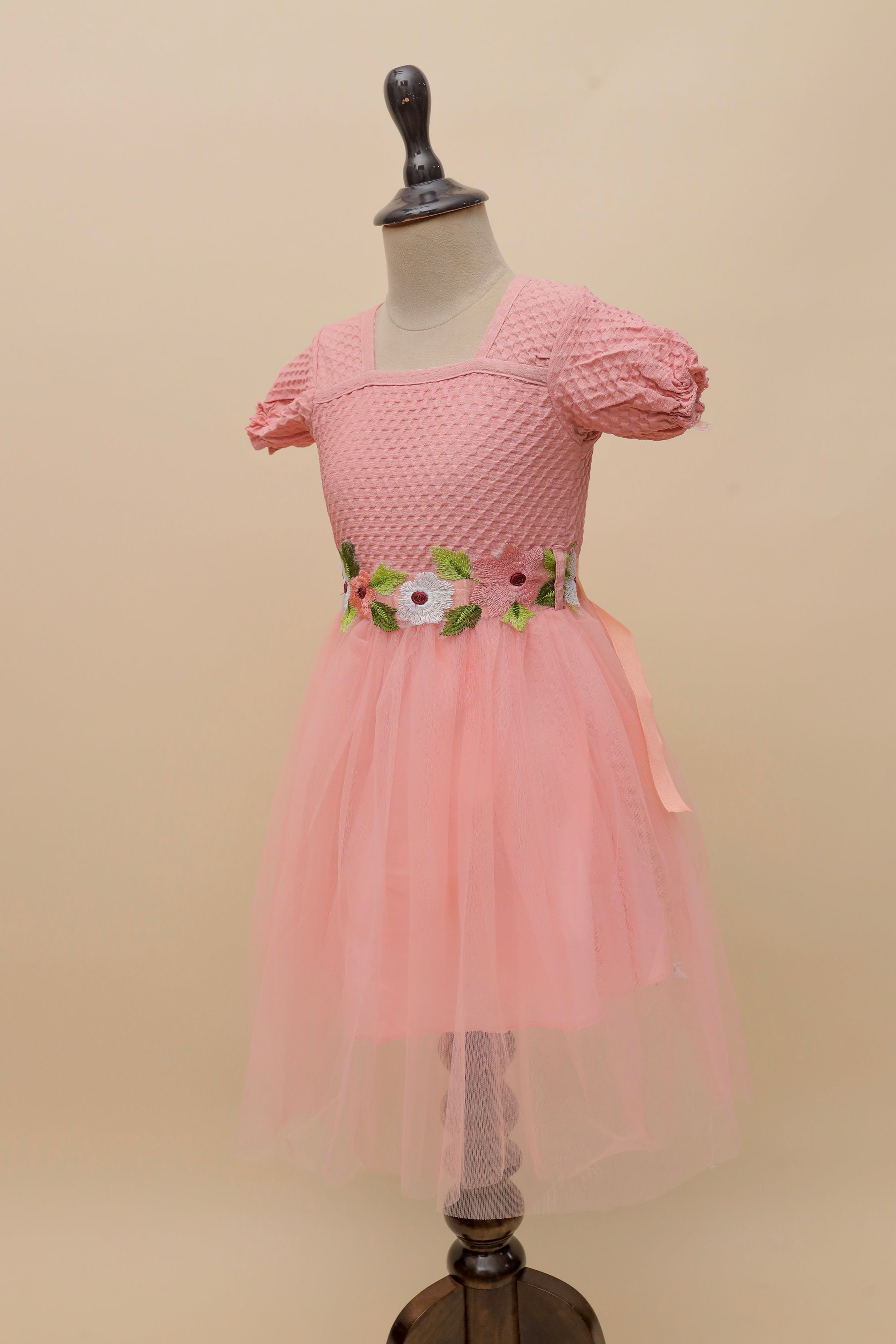 Lilac Garden Embroidered Frock