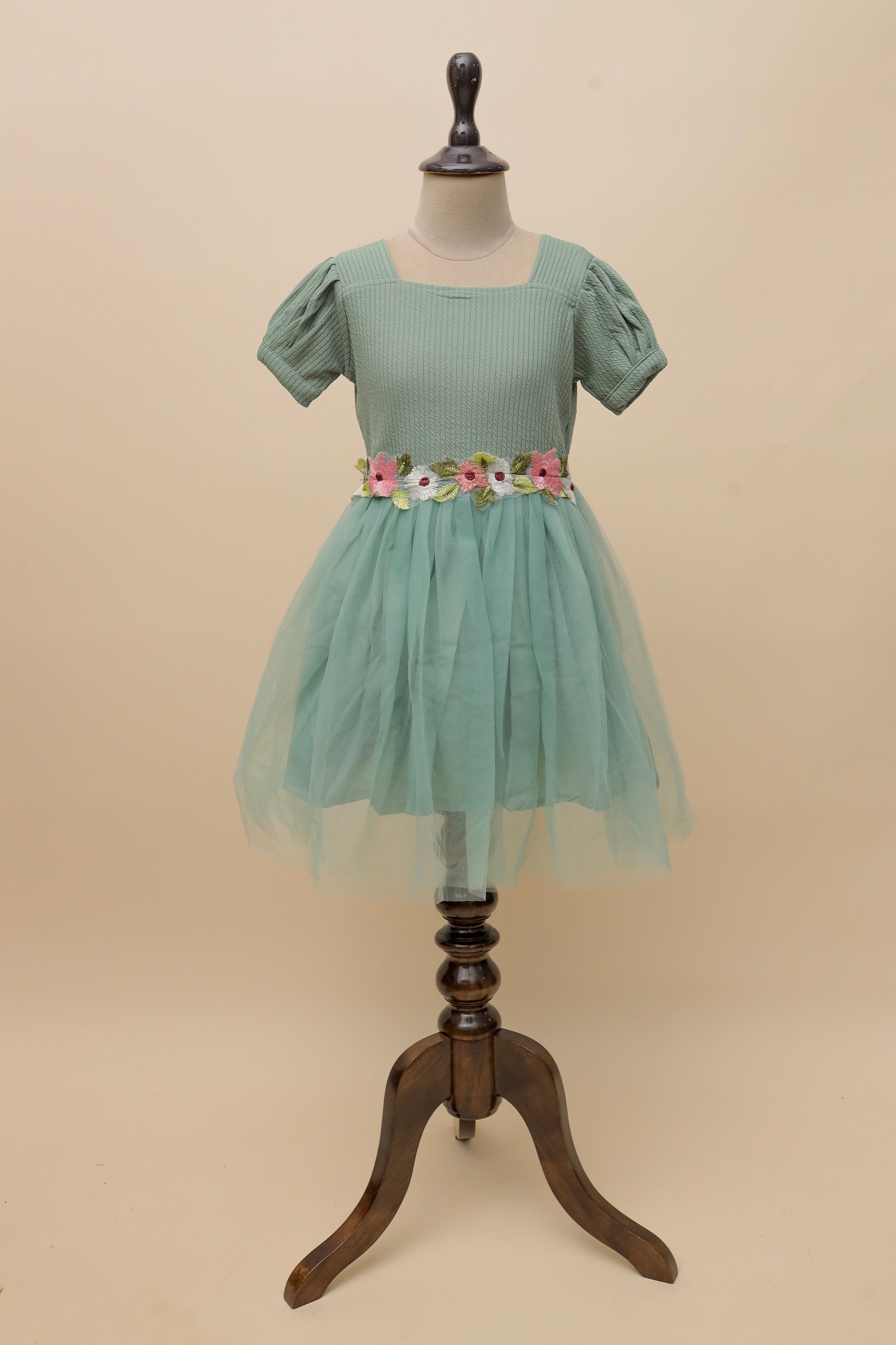 Pure Blossom Embroidered Frock