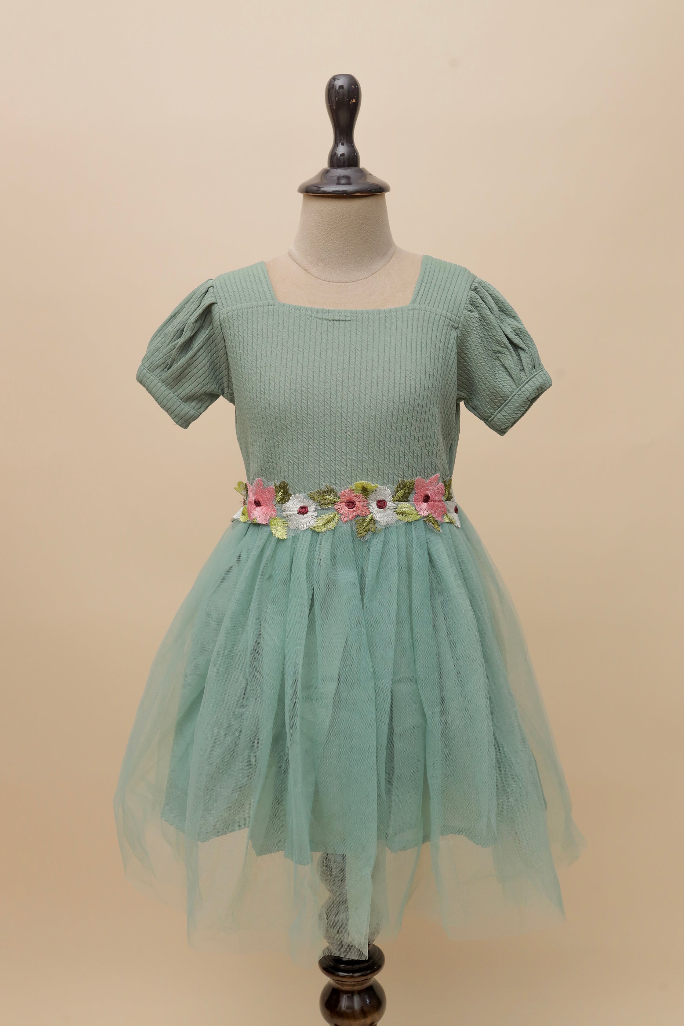 Pure Blossom Embroidered Frock
