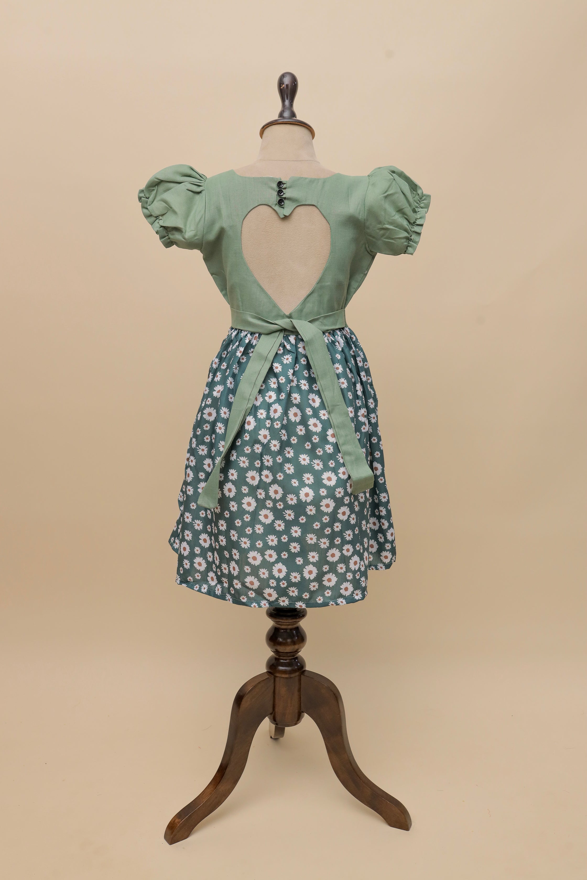 Mint Daisy Bow Frock