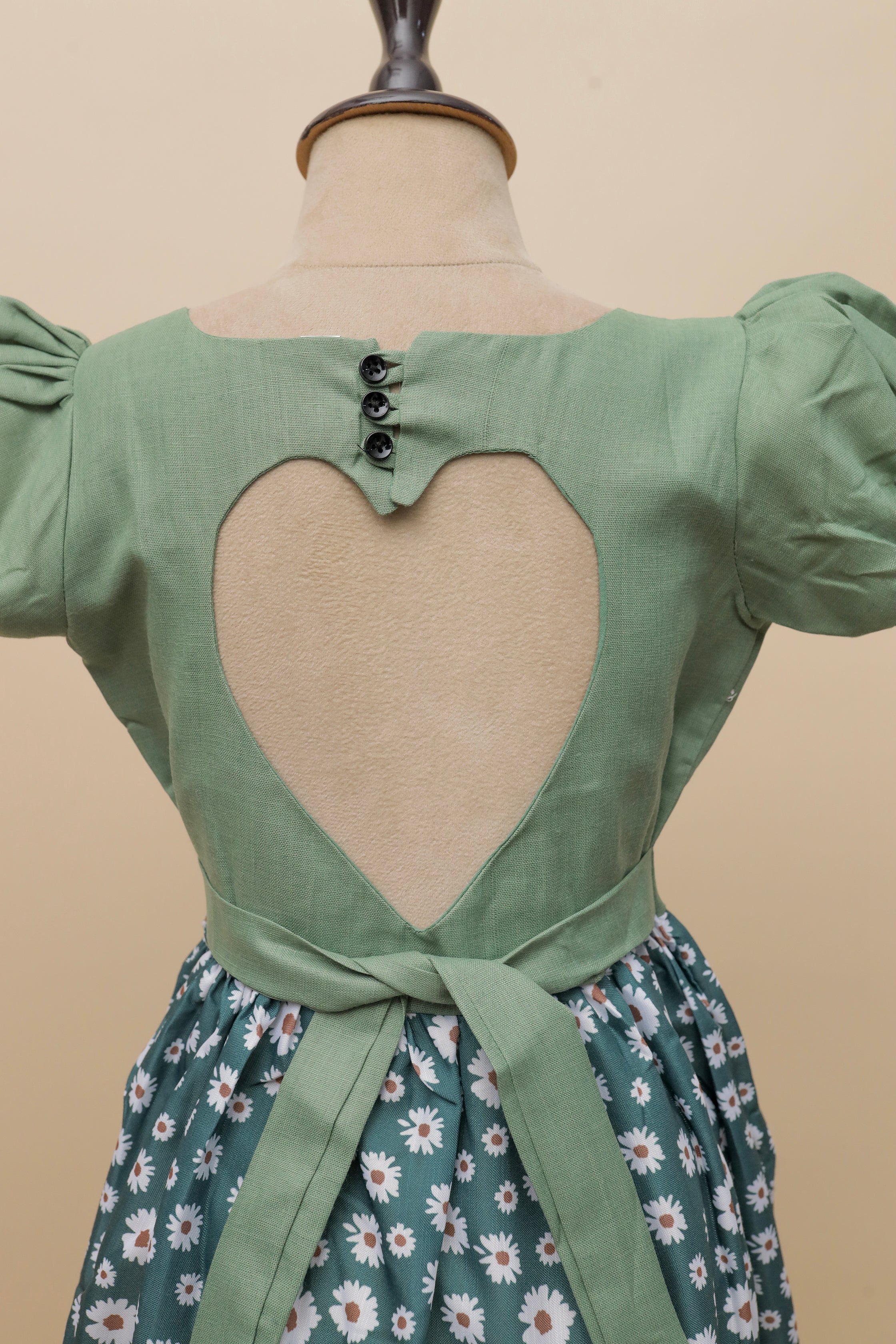 Mint Daisy Bow Frock
