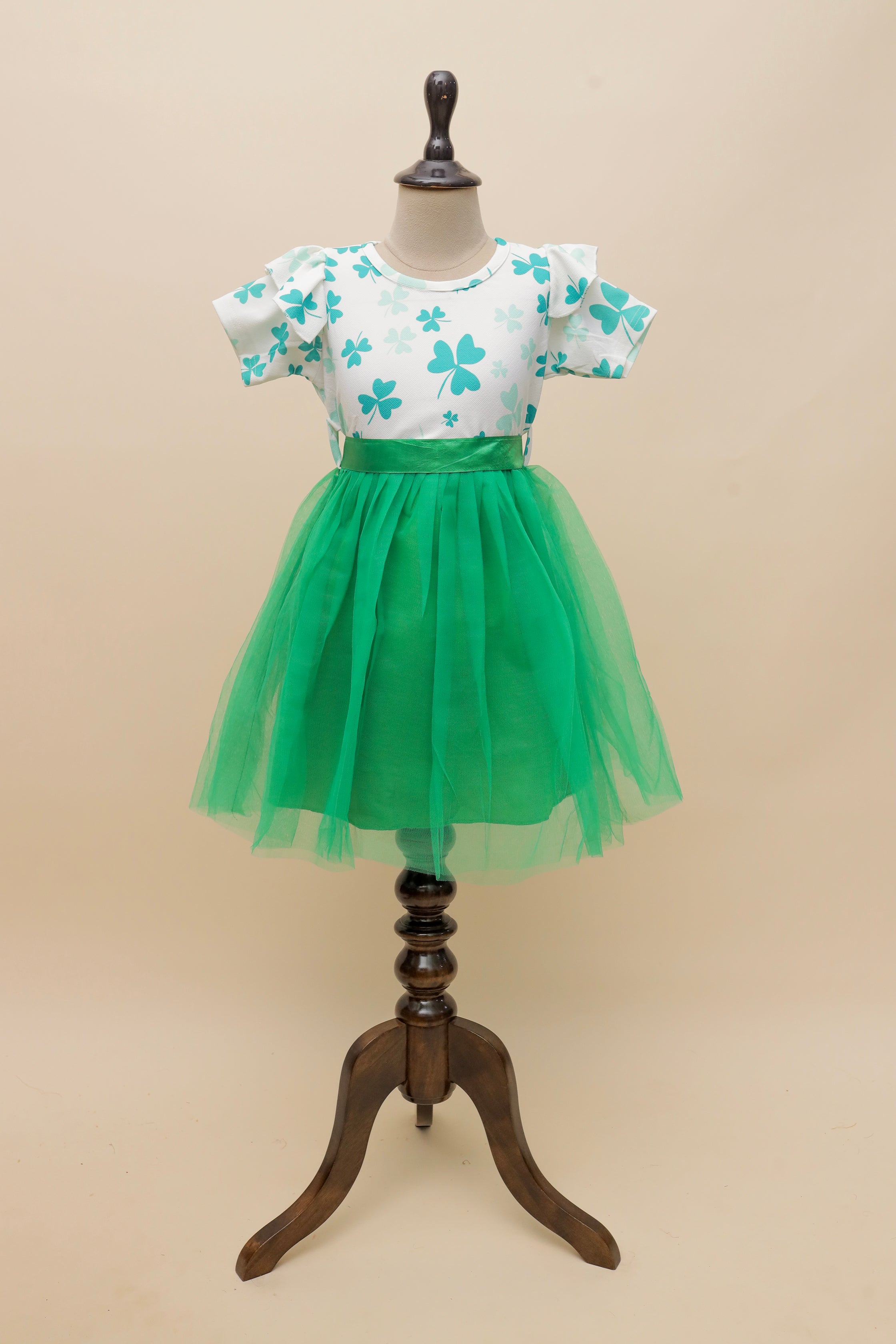 Lucky Clover Tulle Frock