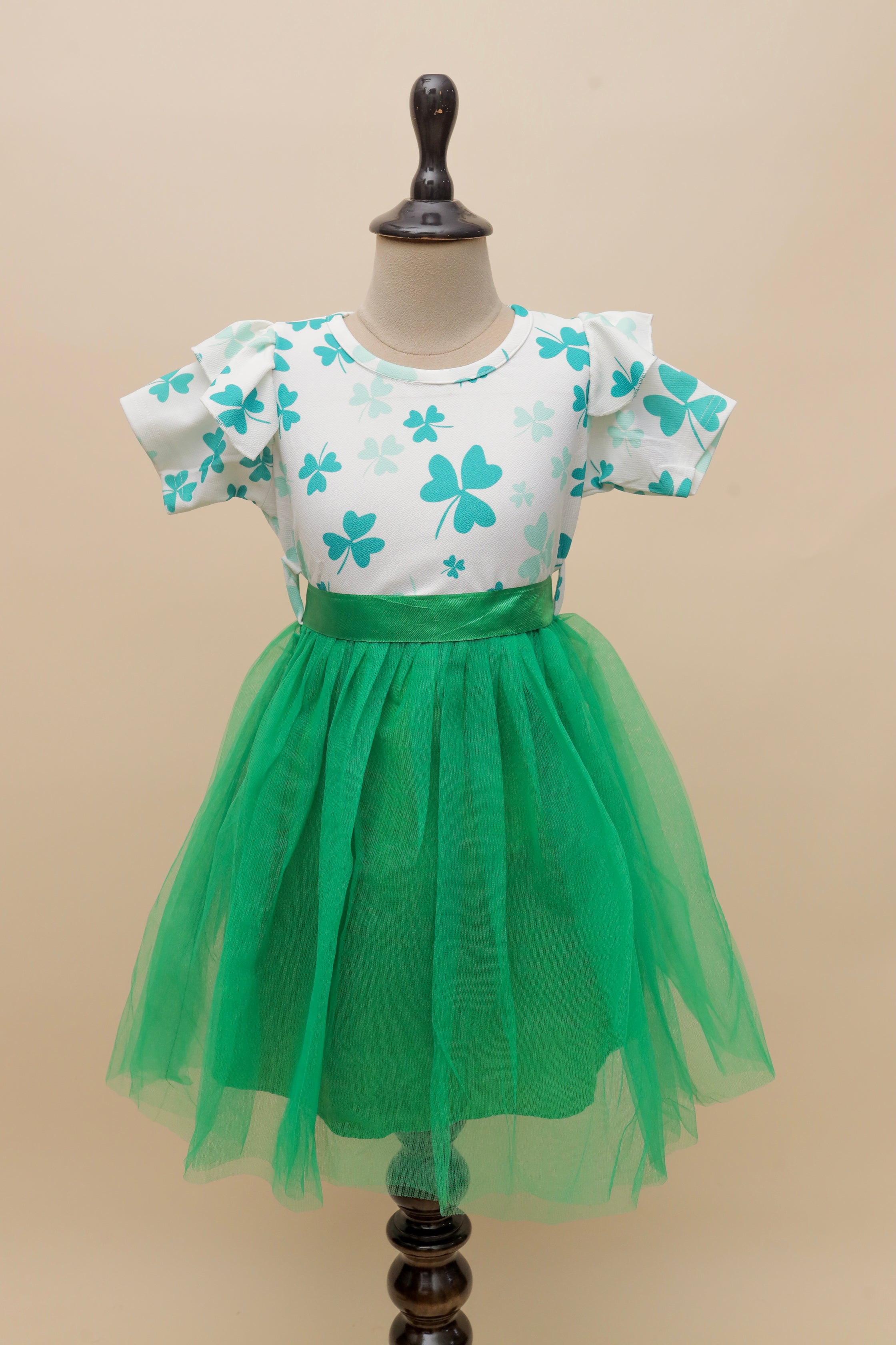 Lucky Clover Tulle Frock