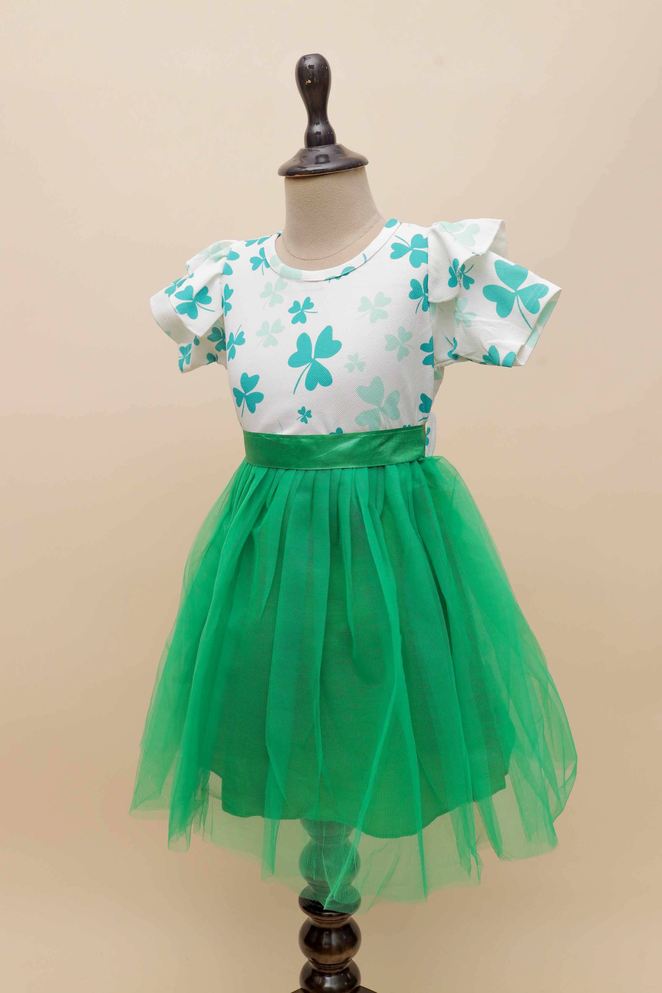 Lucky Clover Tulle Frock