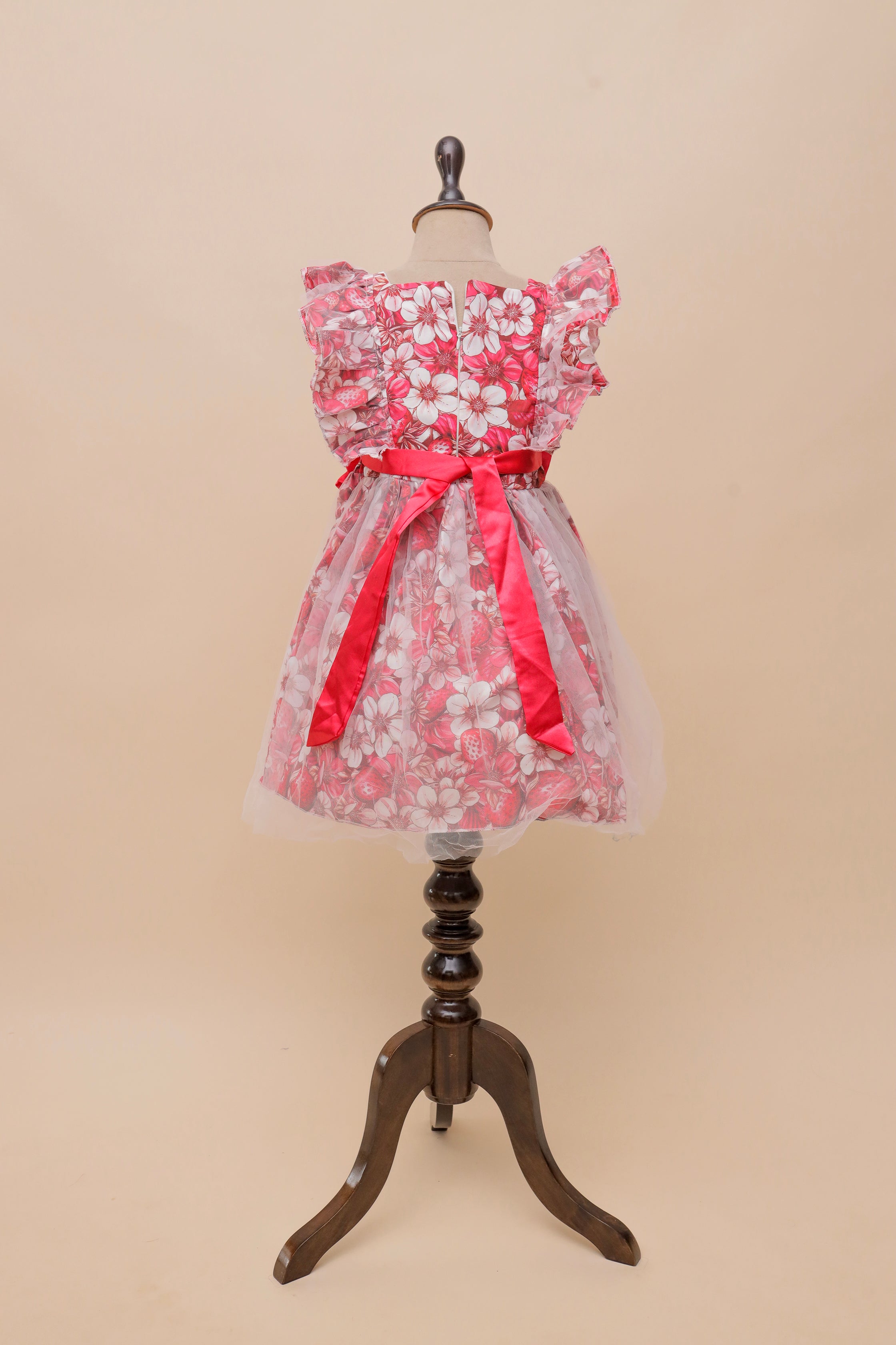 Strawberry Bow Blossom Frock
