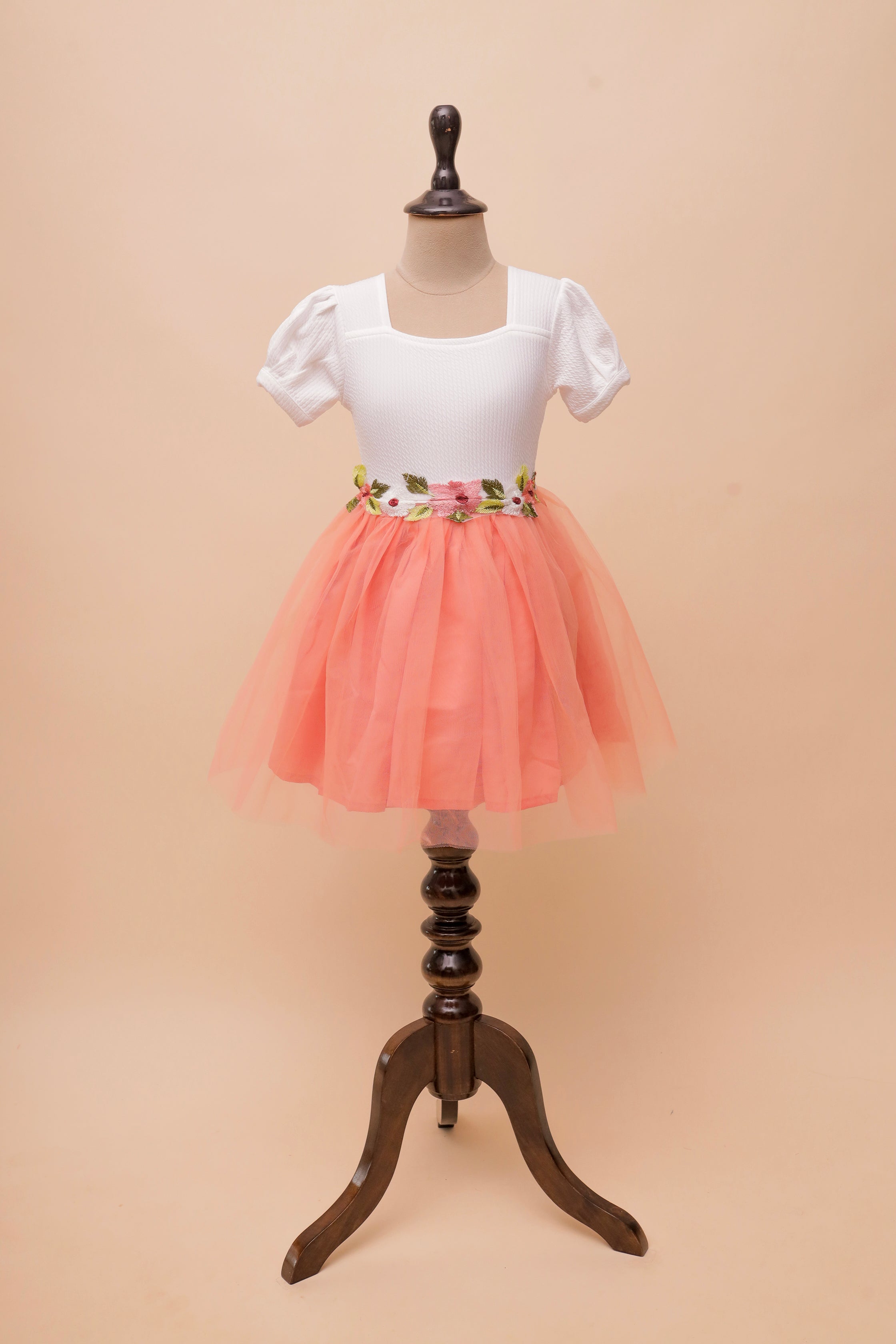 Pure Blossom Embroidered Frock