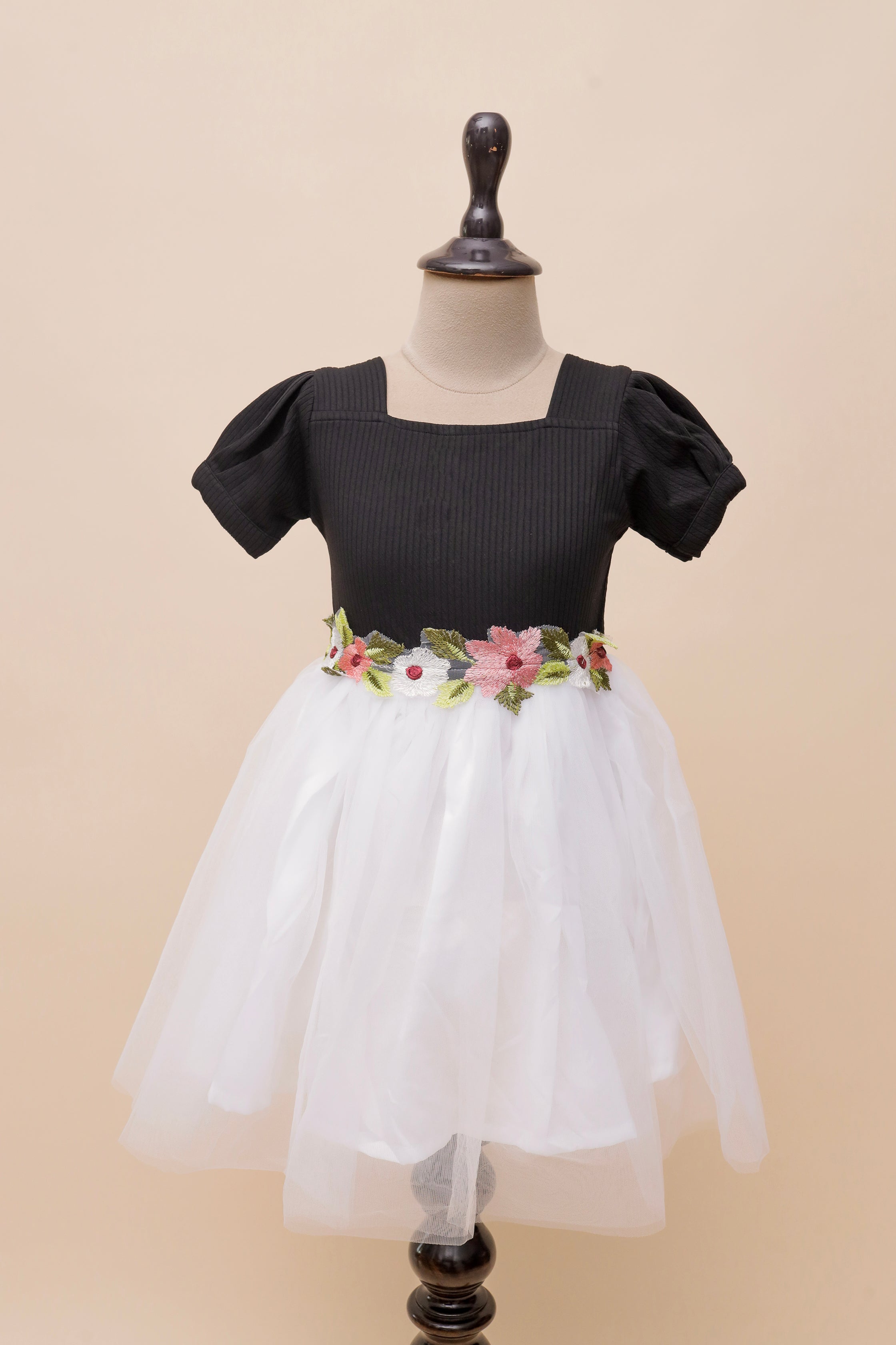Pure Blossom Embroidered Frock