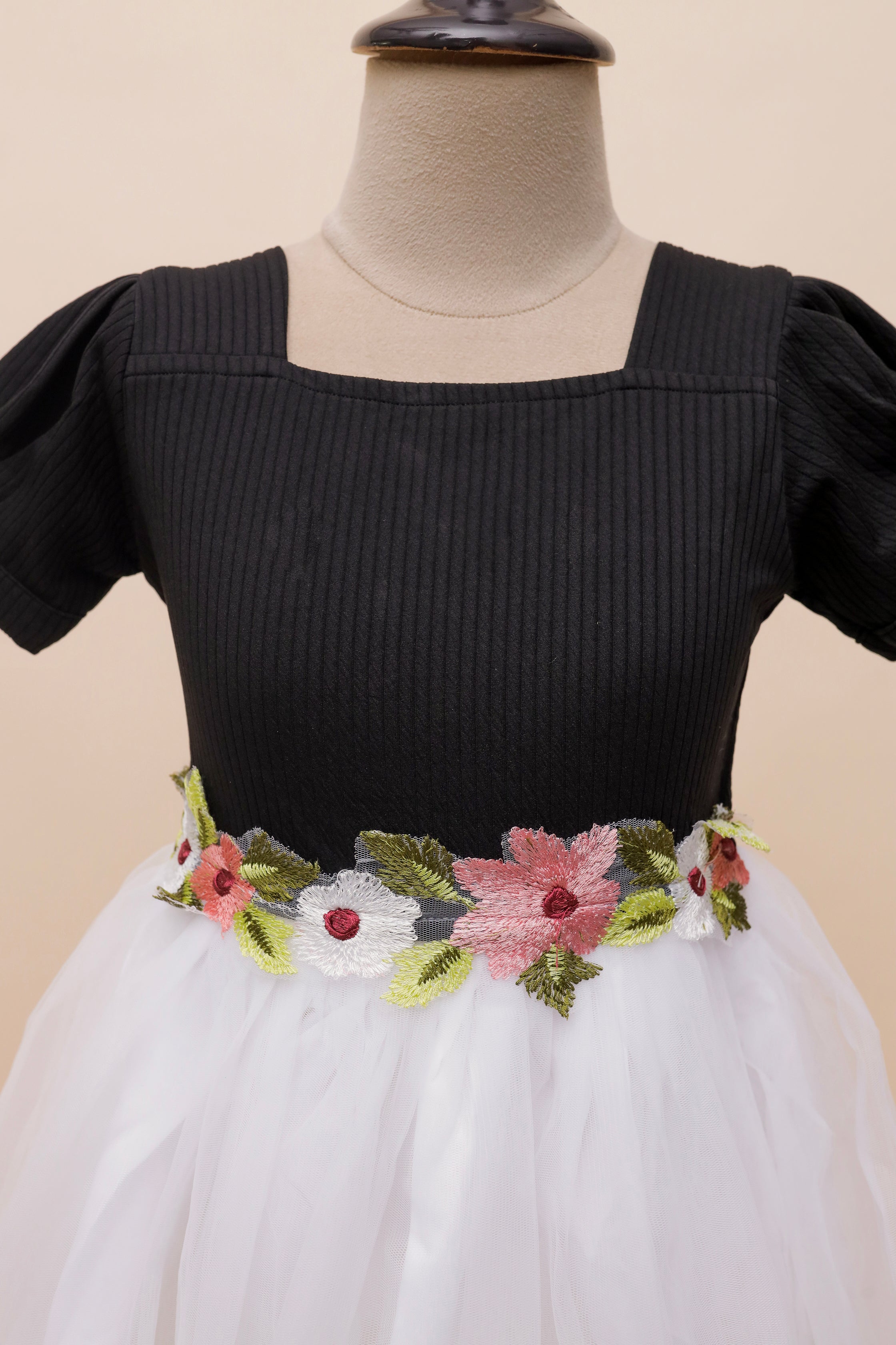 Pure Blossom Embroidered Frock