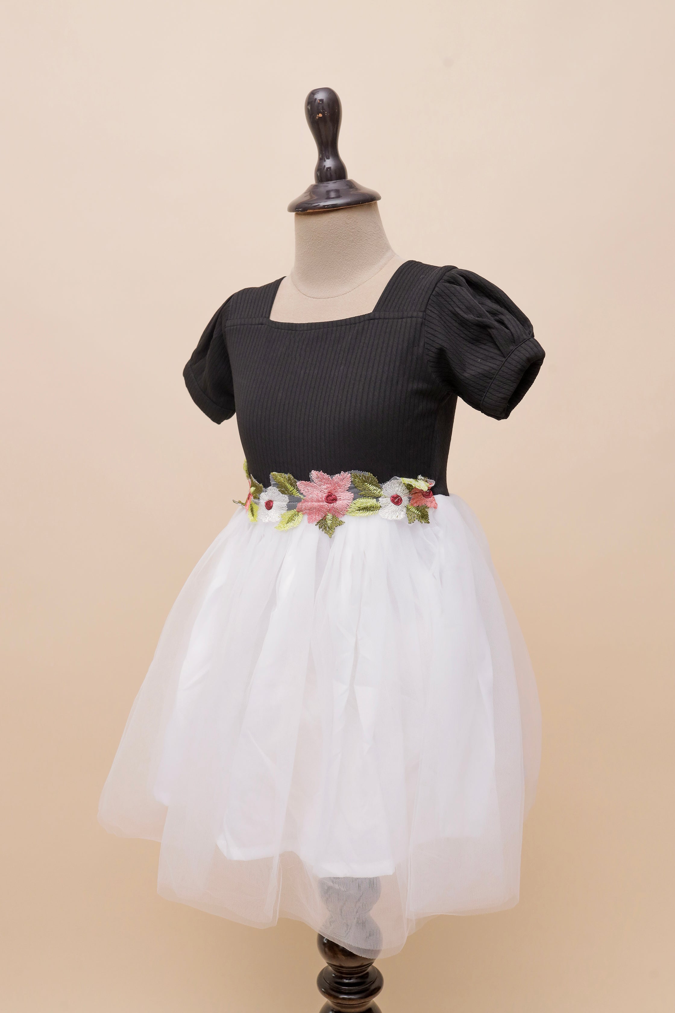 Pure Blossom Embroidered Frock