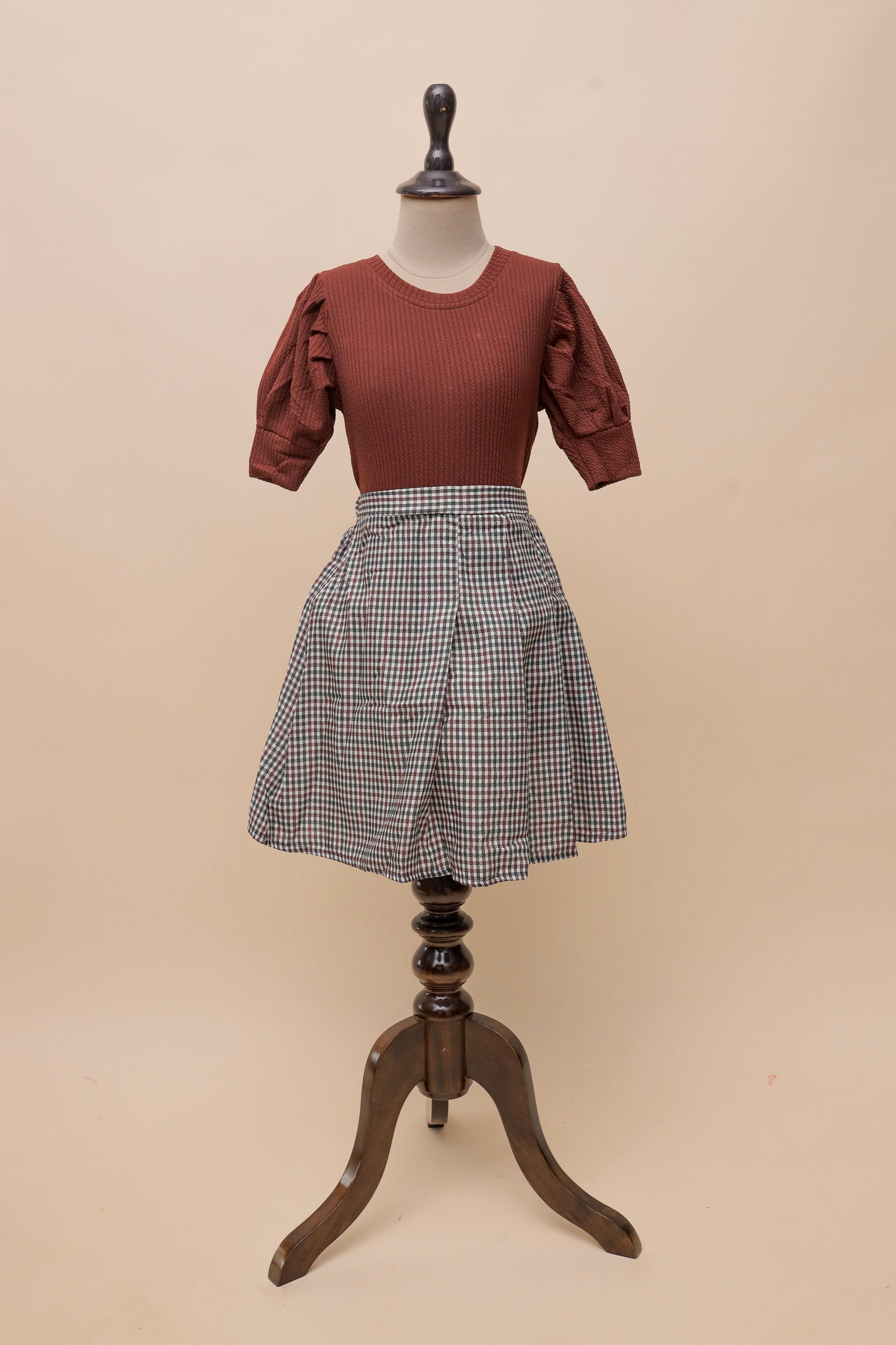 Autumn Grove Checked Set