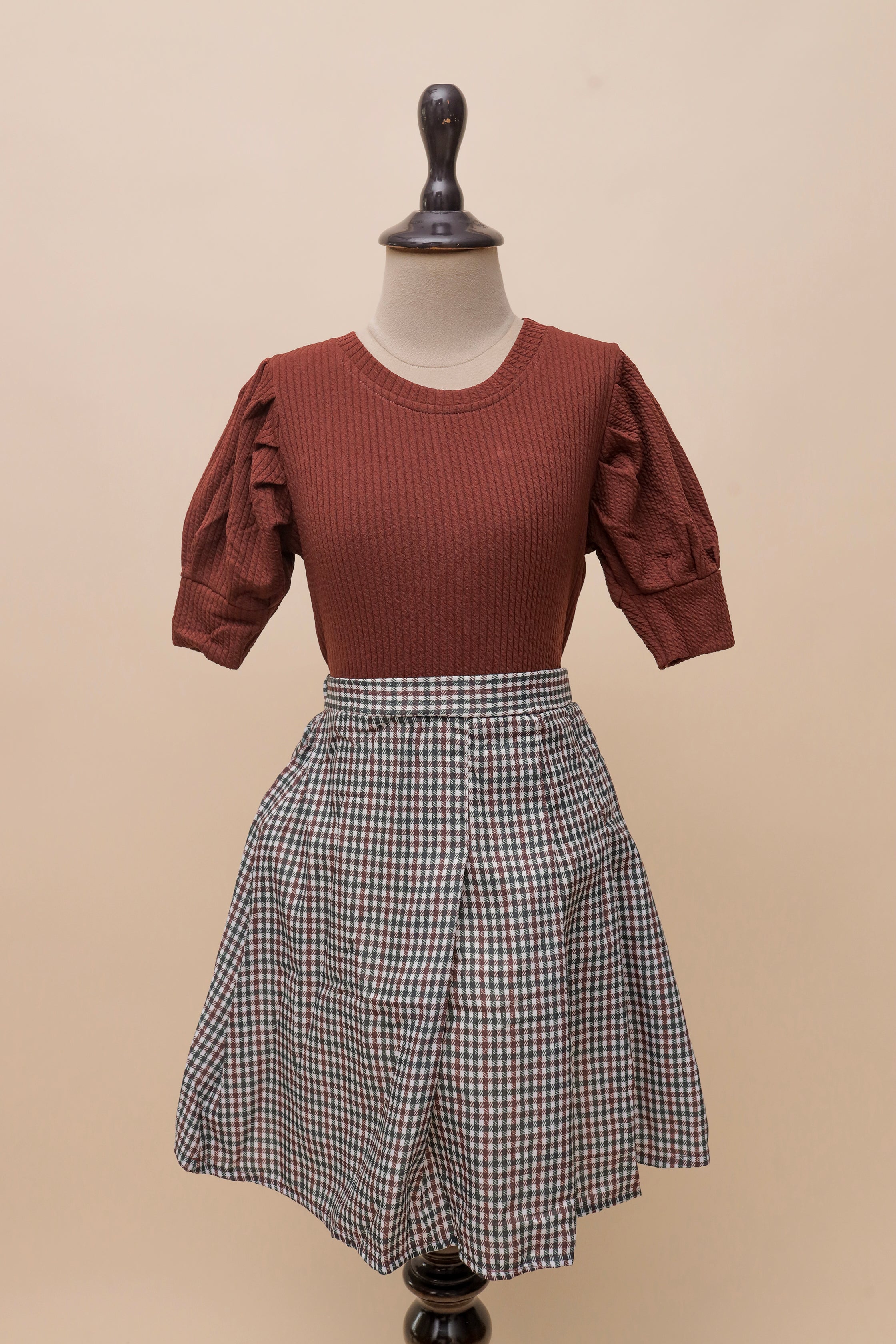 Autumn Grove Checked Set