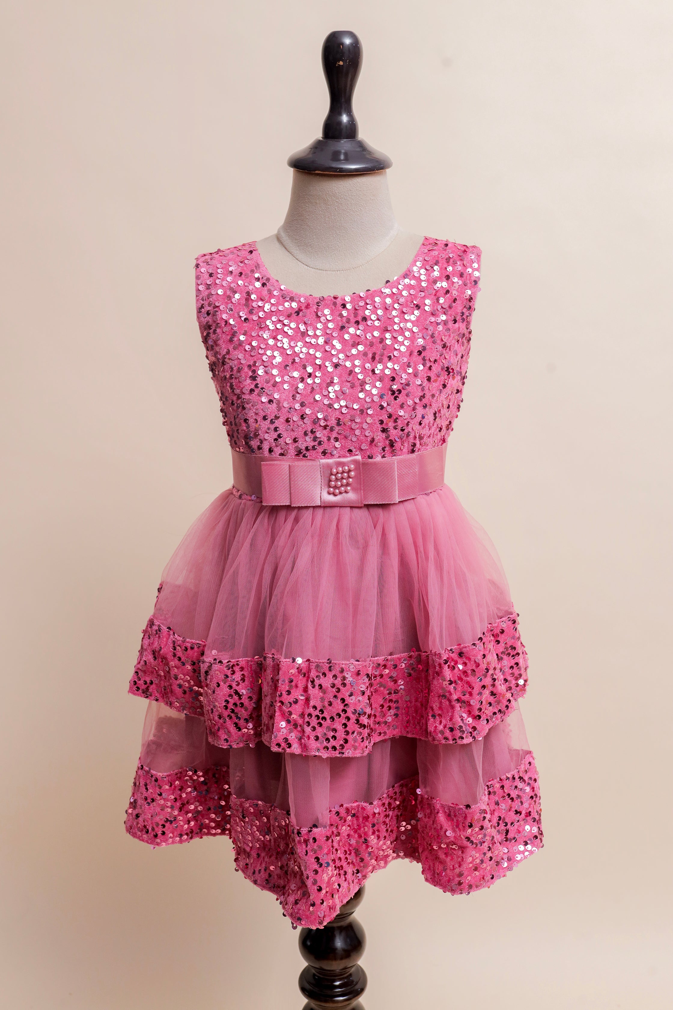 Snow Princess Sequin Gown