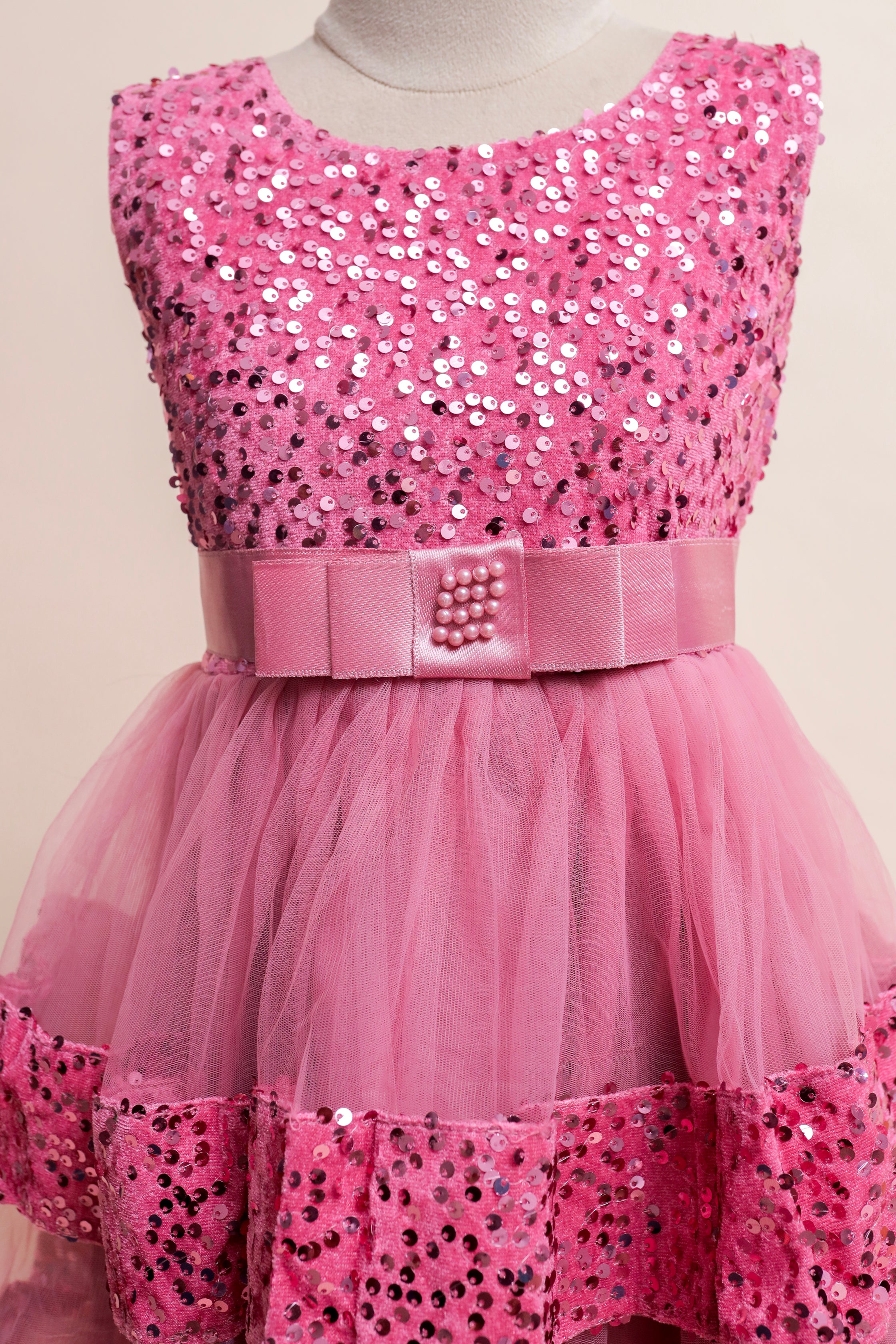 Snow Princess Sequin Gown