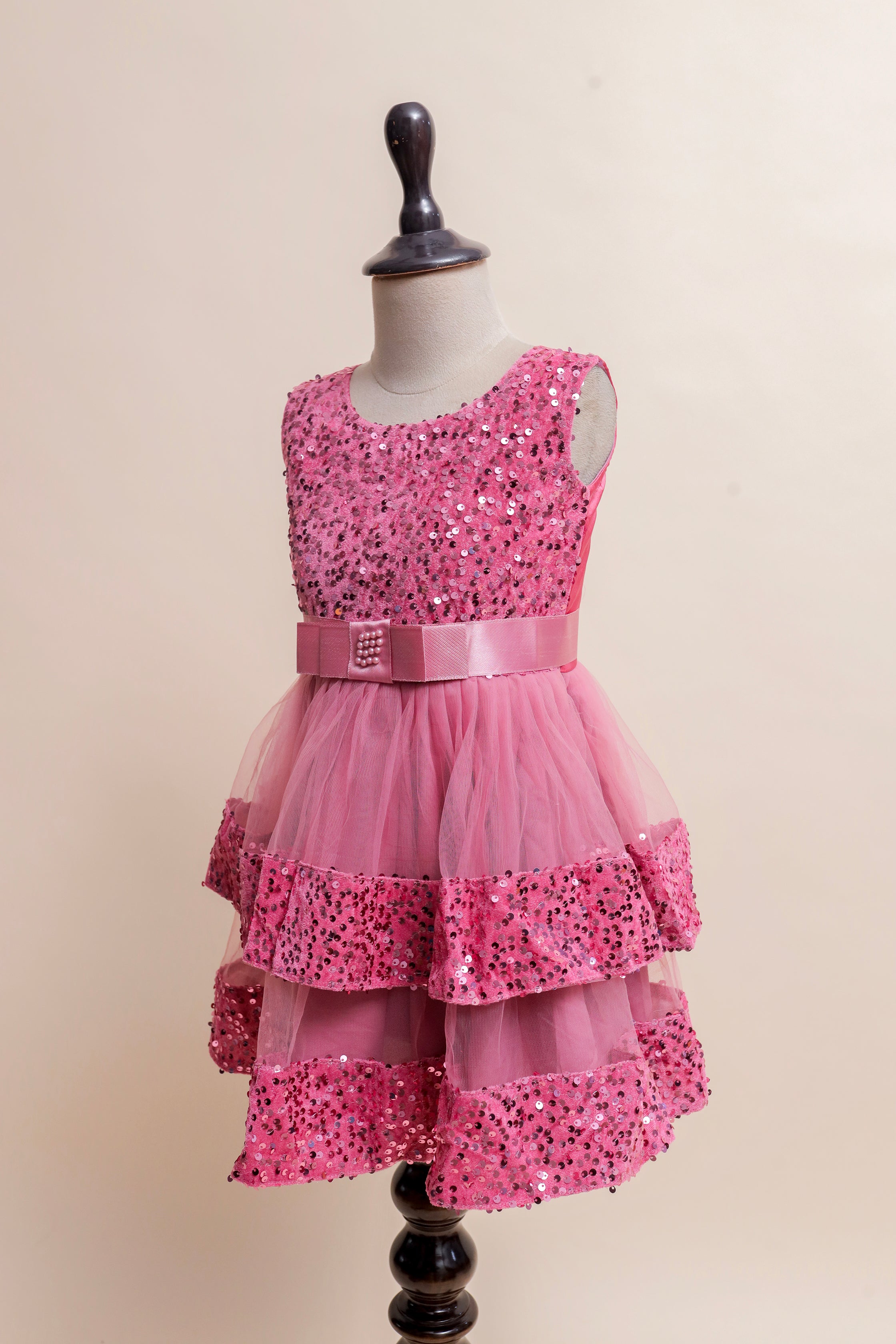 Snow Princess Sequin Gown