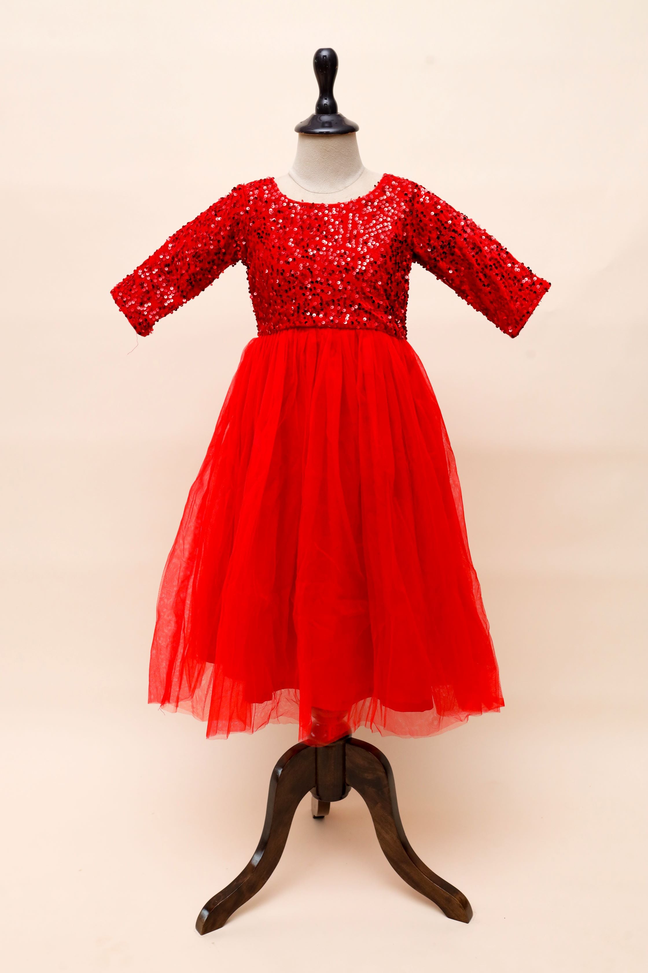 Sequin Tulle Party Dress