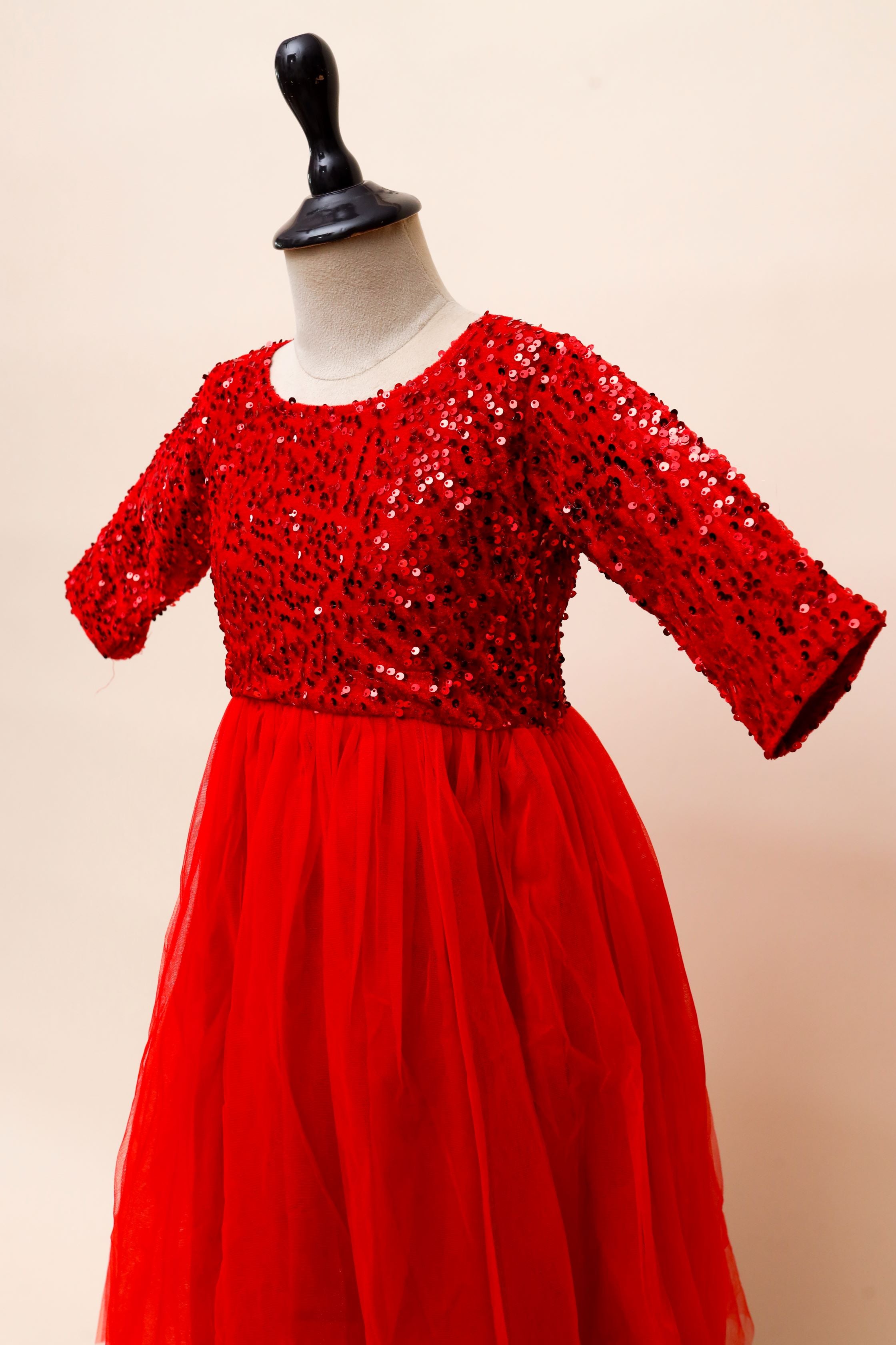 Sequin Tulle Party Dress