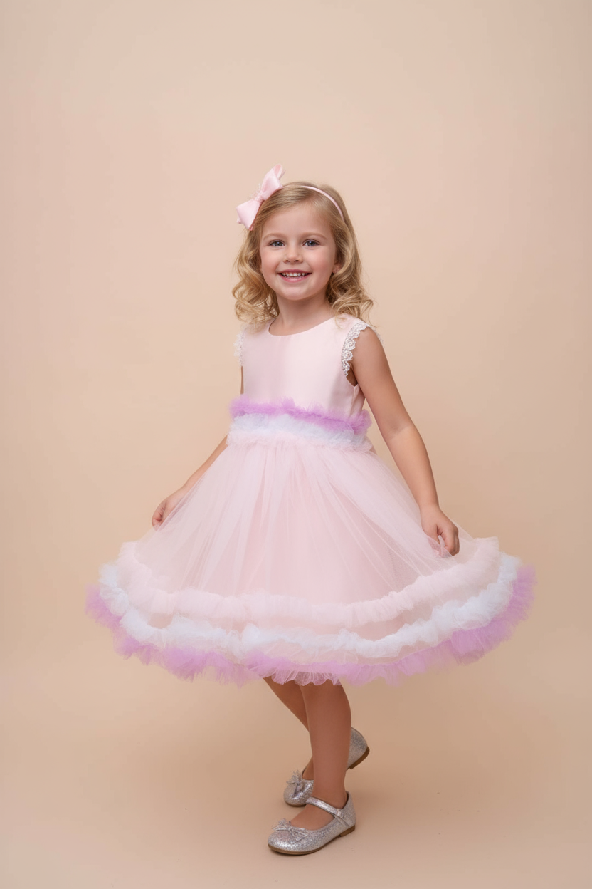 Pastel Tulle Party Frock